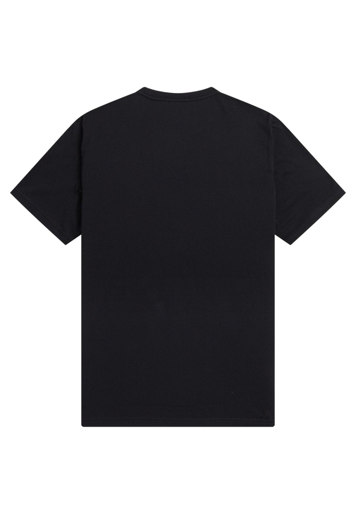 CAMISETA FRED PERRY NEGRA EMBROIDERED TEE - AREA ZERO