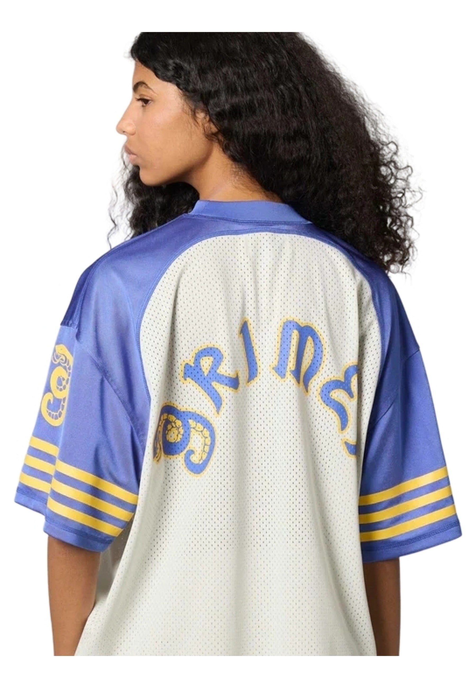 CAMISETA GRIMEY GRIS DROPPIN SCIENCE MESH BOXY FOOTBALL JERSEY