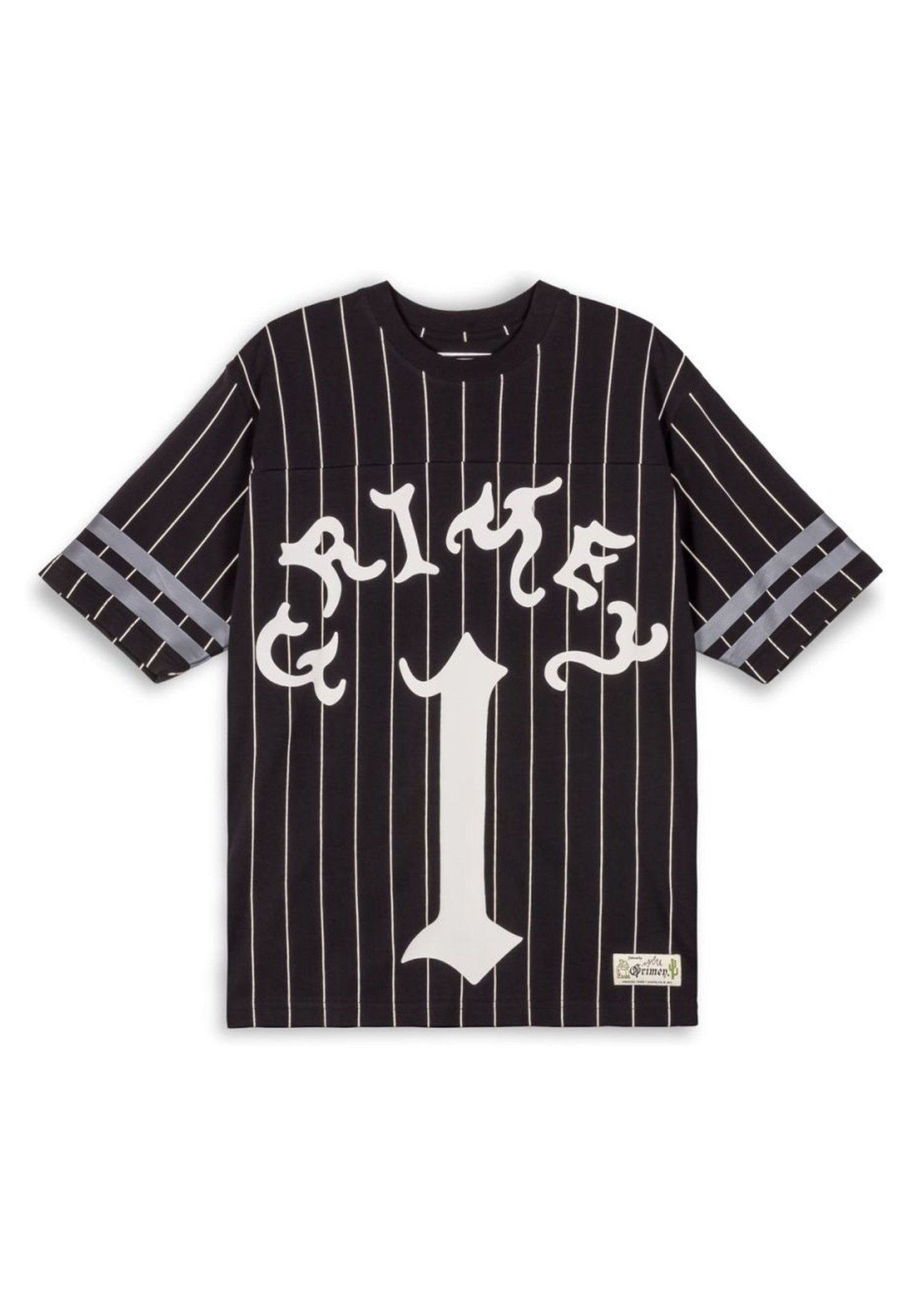 CAMISETA GRIMEY NEGRA CAUSING PANIC HEAVYWEIGHT FOOTBALL JERSEY - AREA ZERO