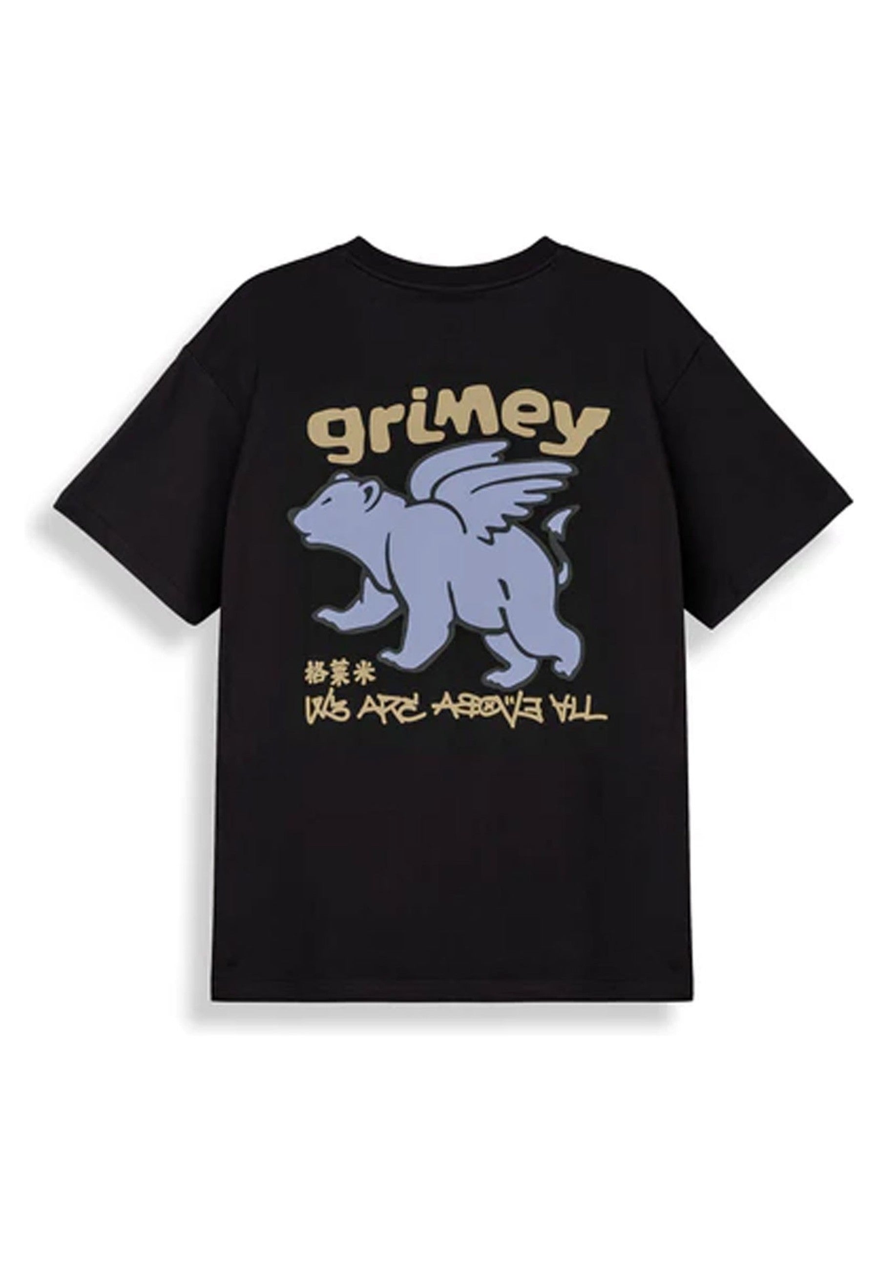 CAMISETA GRIMEY NEGRA CONCREAT JUNGLE WE ARE ABOVE ALL REGULAR TEE