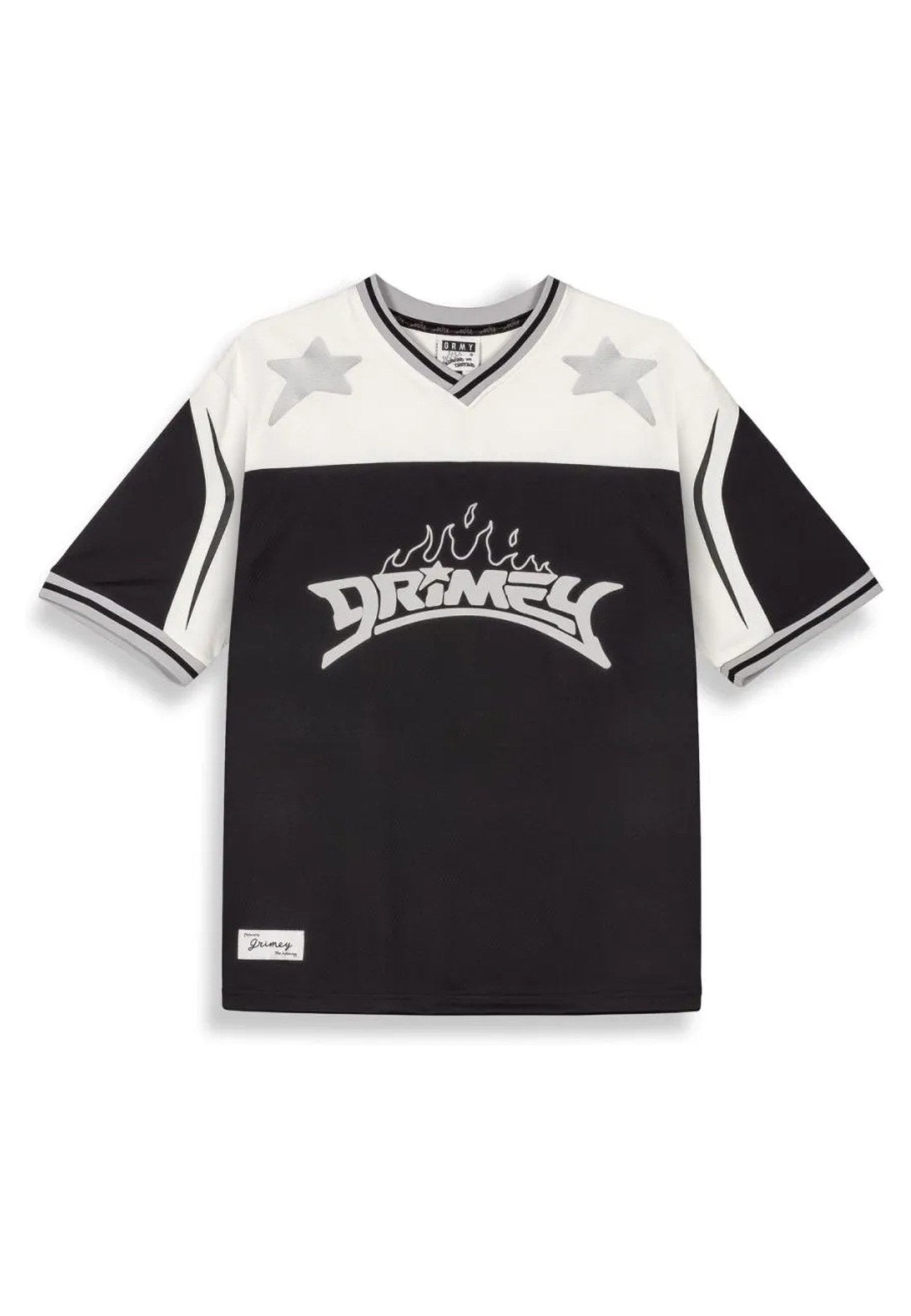 CAMISETA GRIMEY NEGRA INFAMOUS DEEPER V NECK OVERSIZED TEE - AREA ZERO