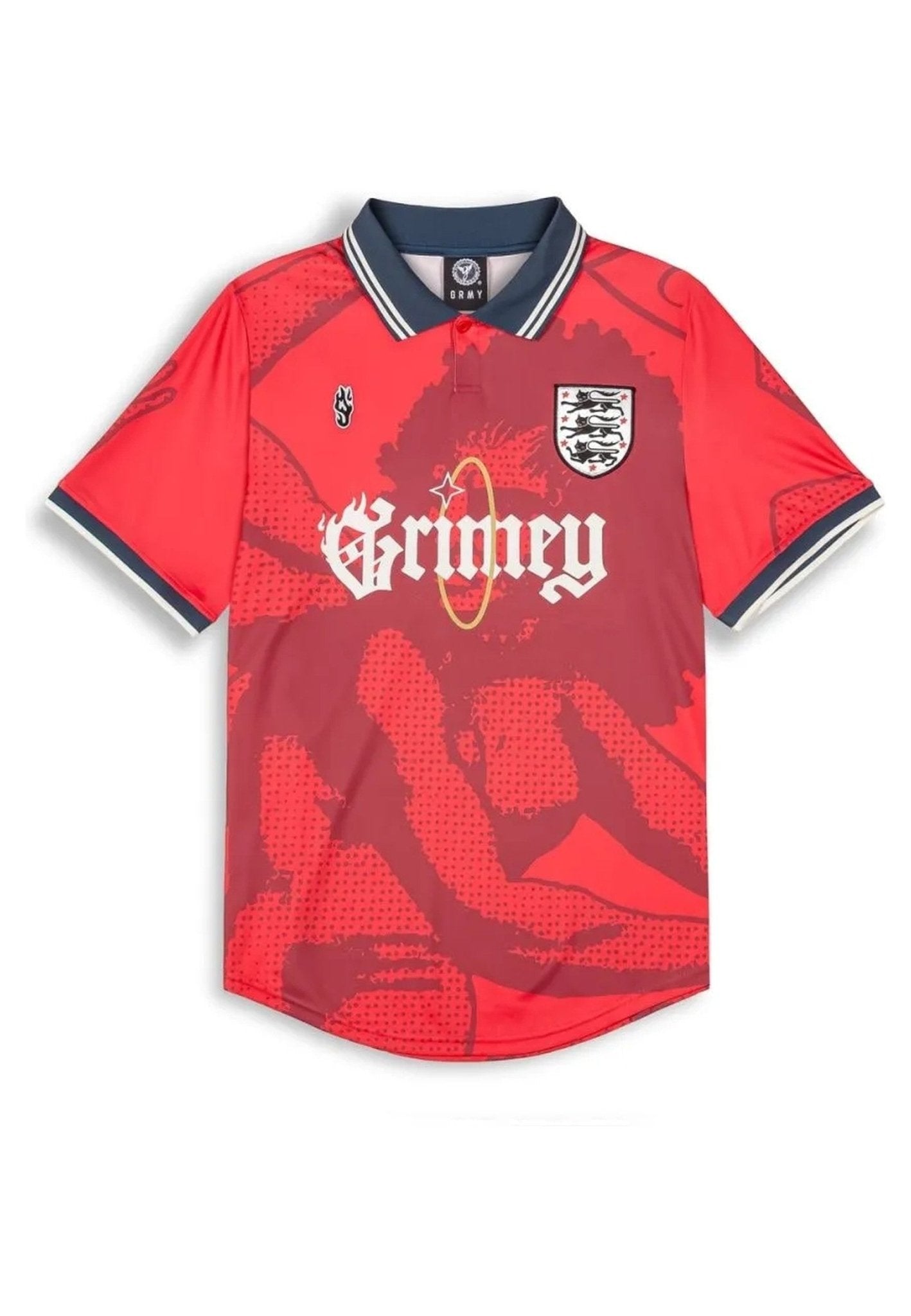 CAMISETA GRIMEY ROJA SAOIRSE SOCCER JERSEY TEE - AREA ZERO