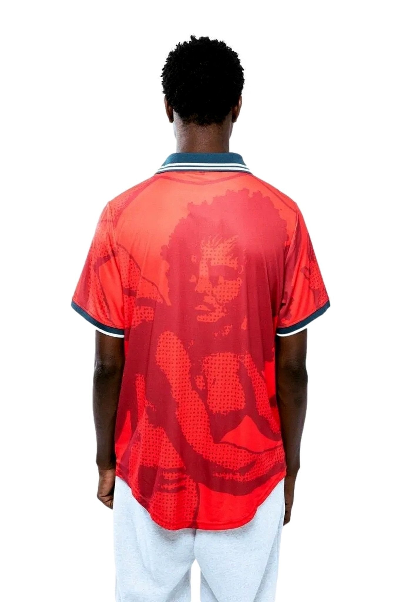 CAMISETA GRIMEY ROJA SAOIRSE SOCCER JERSEY TEE - AREA ZERO