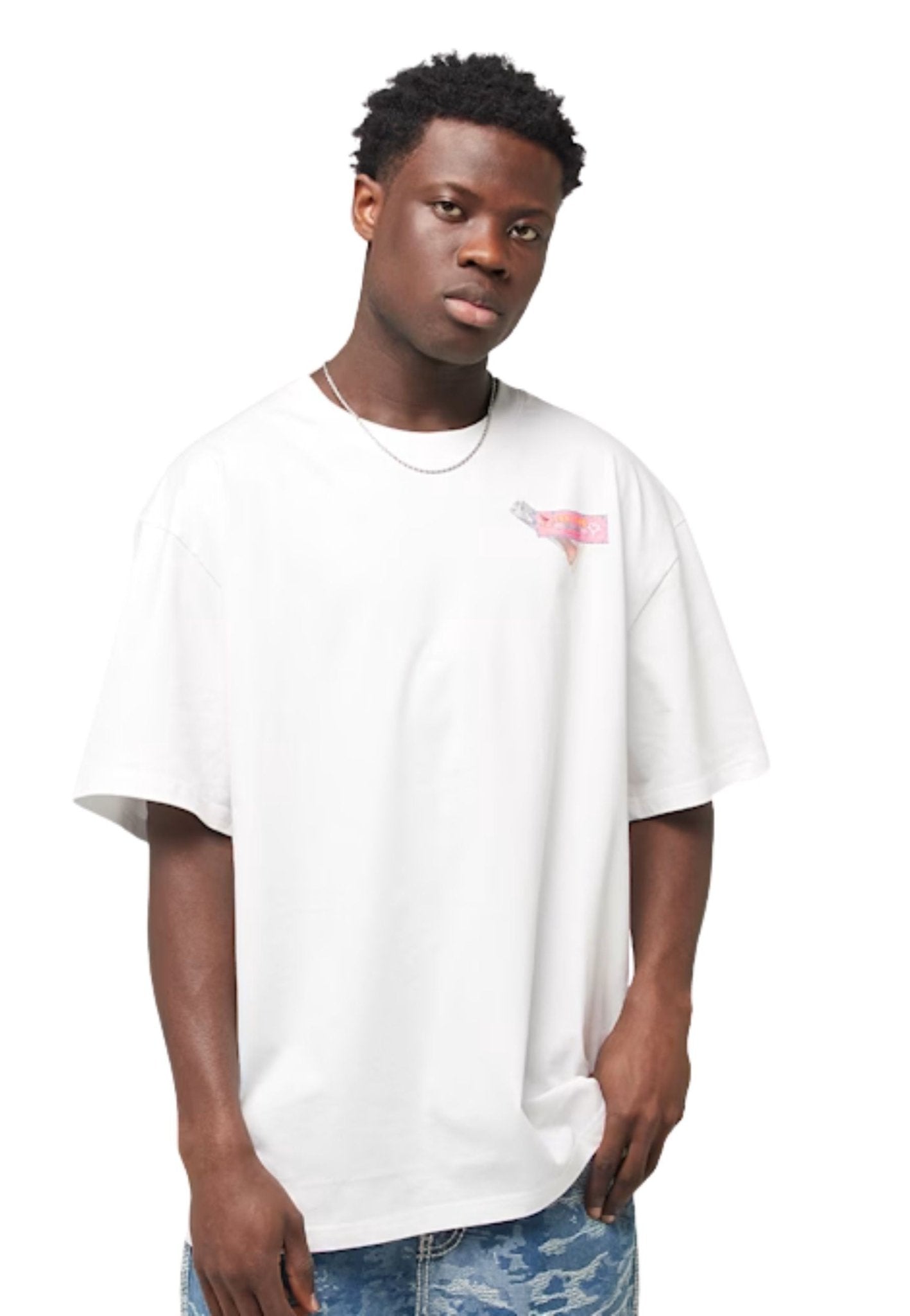 CAMISETA KARL KANI BLANCA BUBBLEGUM TEE - AREA ZERO