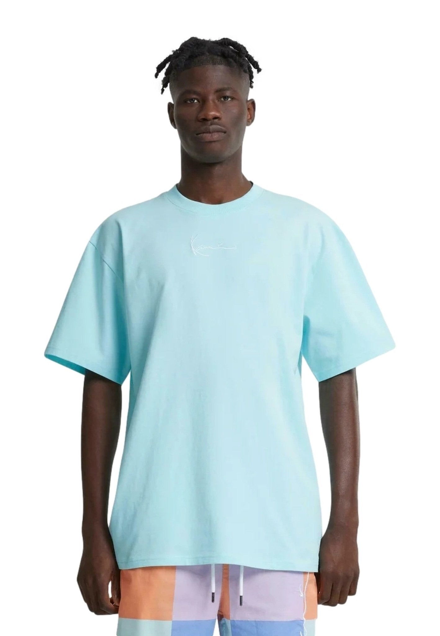 CAMISETA KARL KANI CELESTE SMALL SIGNATURE ESSENTIAL TEE - AREA ZERO