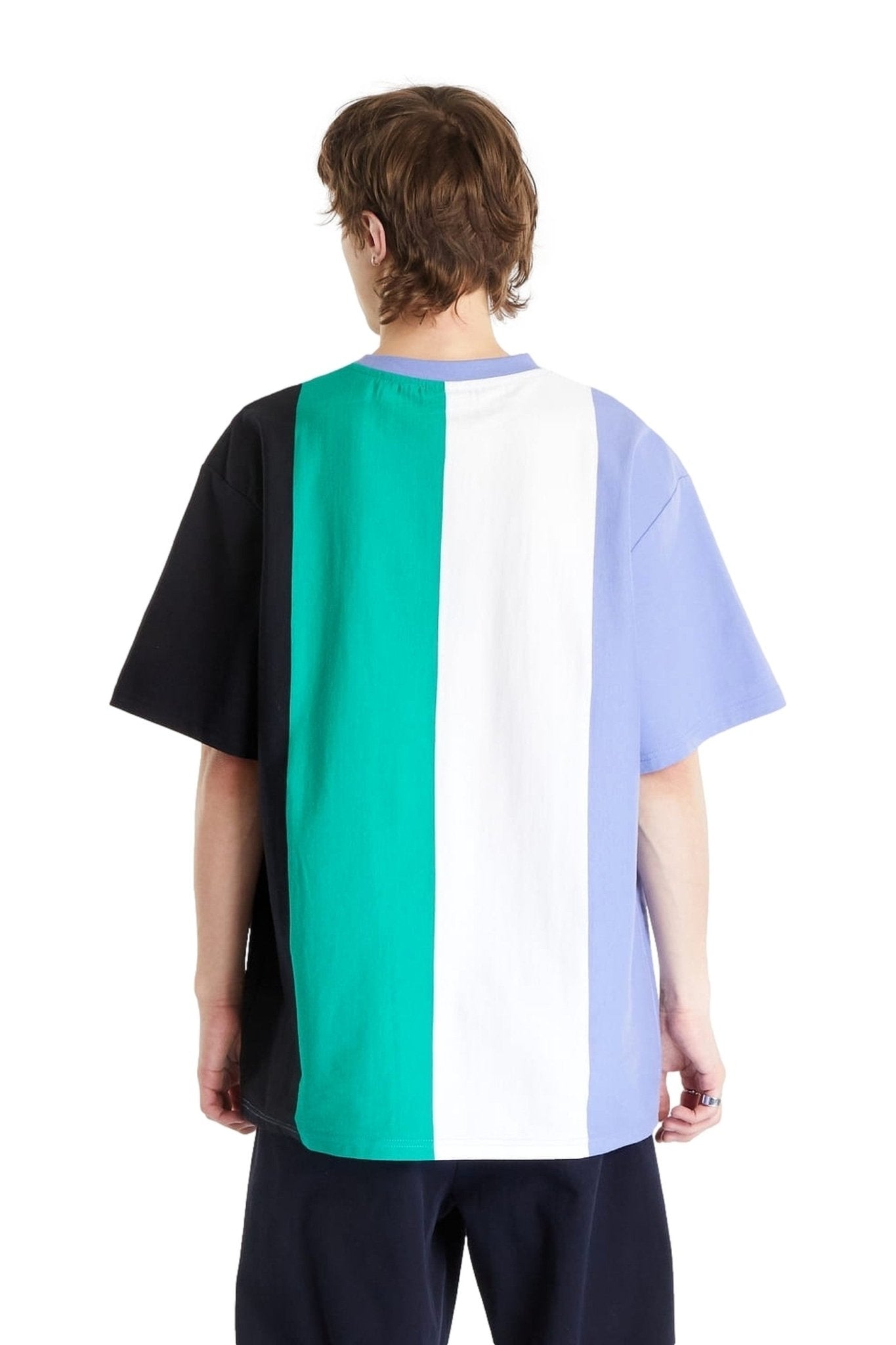 CAMISETA KARL KANI CHEST SIGNATURE OS STRIPPED TEE - AREA ZERO