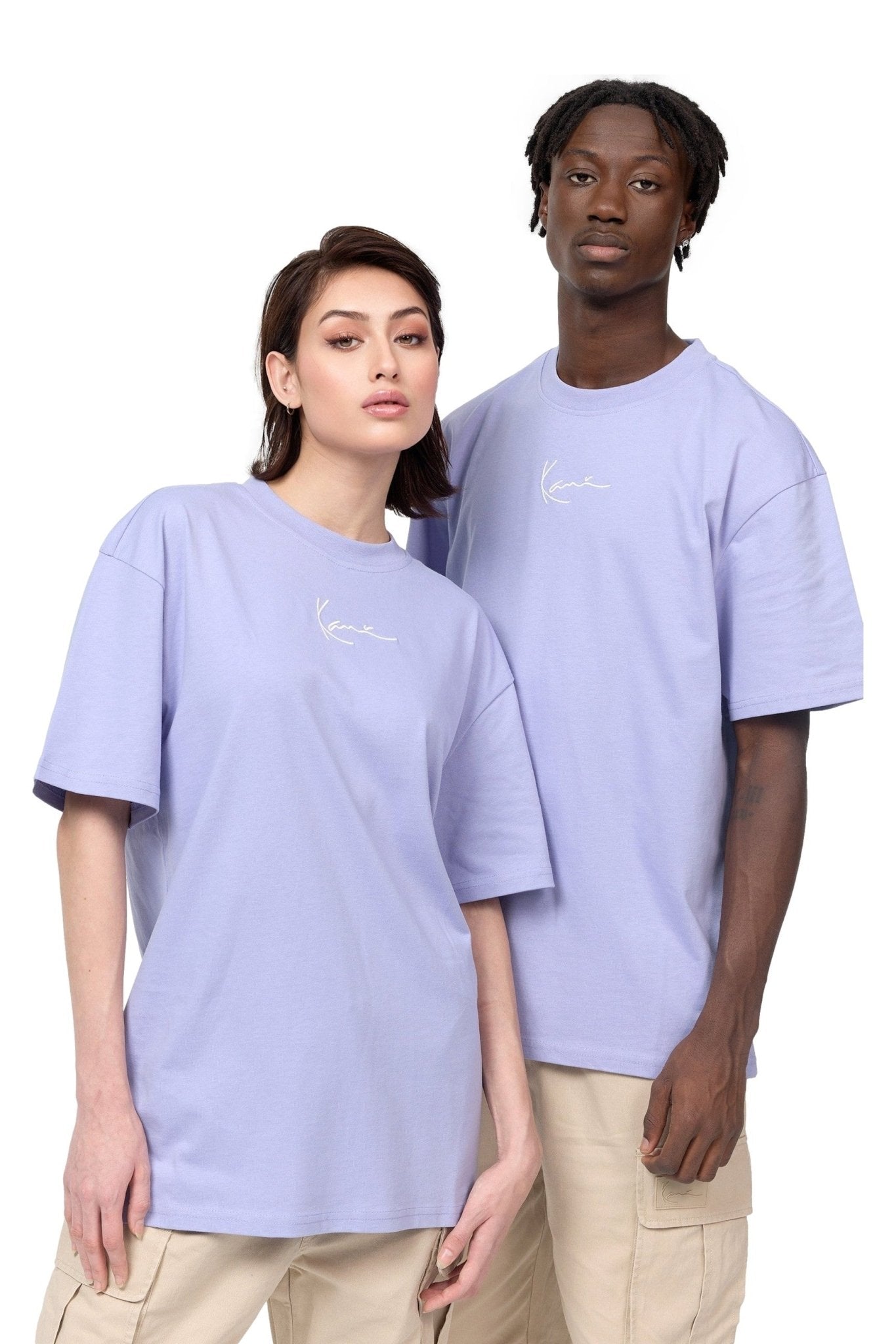 CAMISETA KARL KANI LILA SMALL SIGNATURE LOGO TEE - AREA ZERO