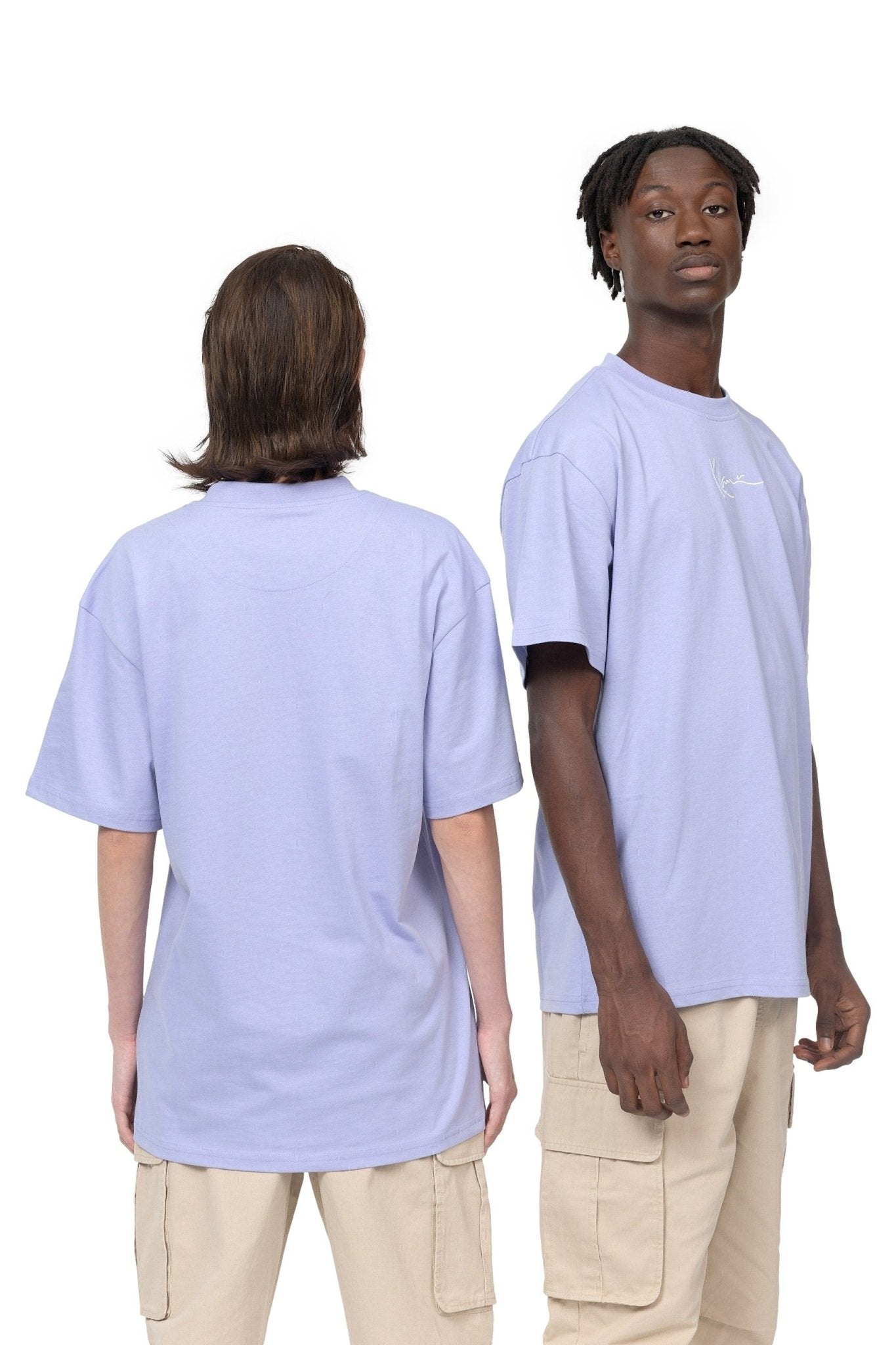 CAMISETA KARL KANI LILA SMALL SIGNATURE LOGO TEE - AREA ZERO