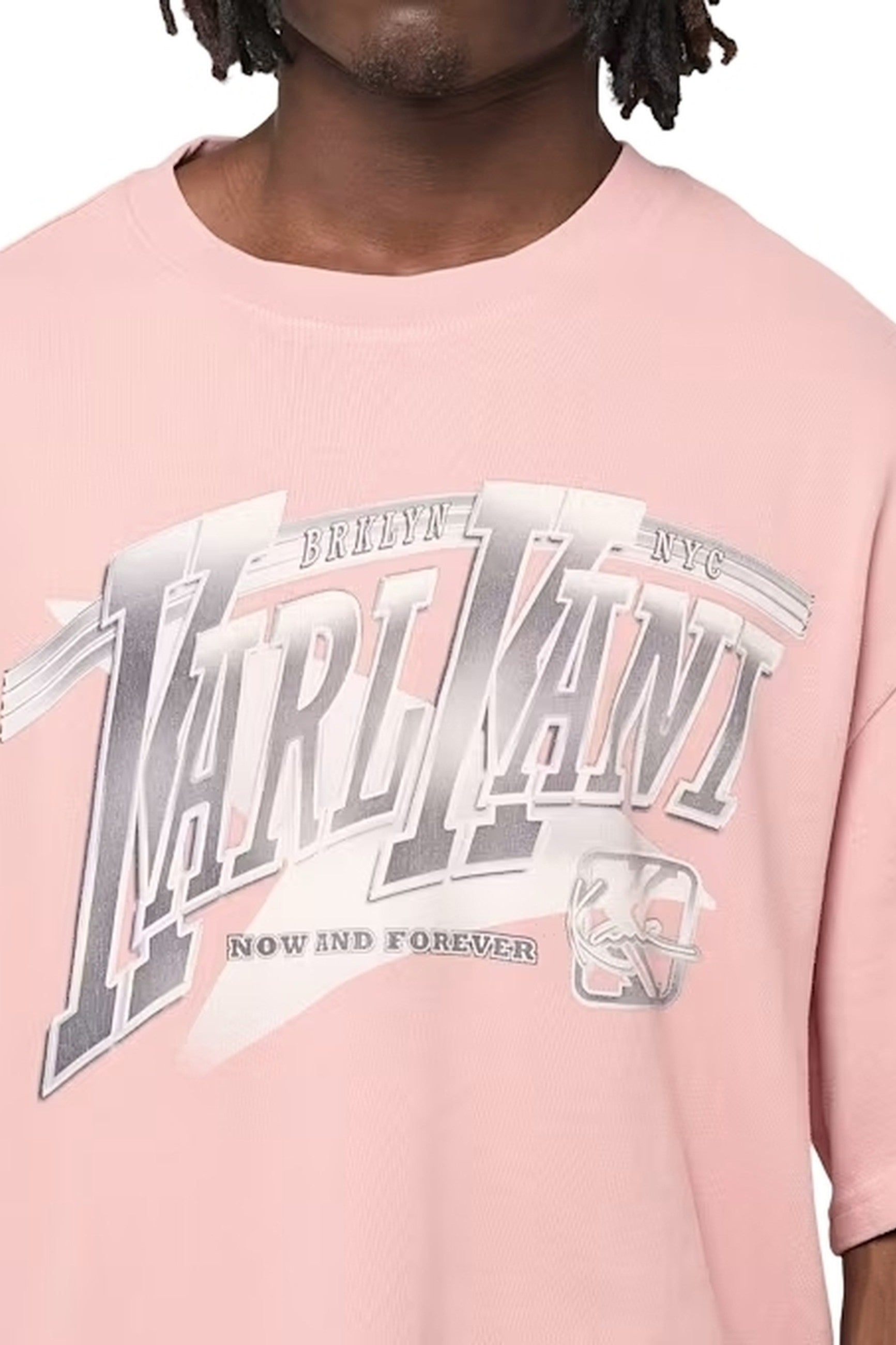 CAMISETA KARL KANI ROSA SPORT GRADIENT BOXY TEE
