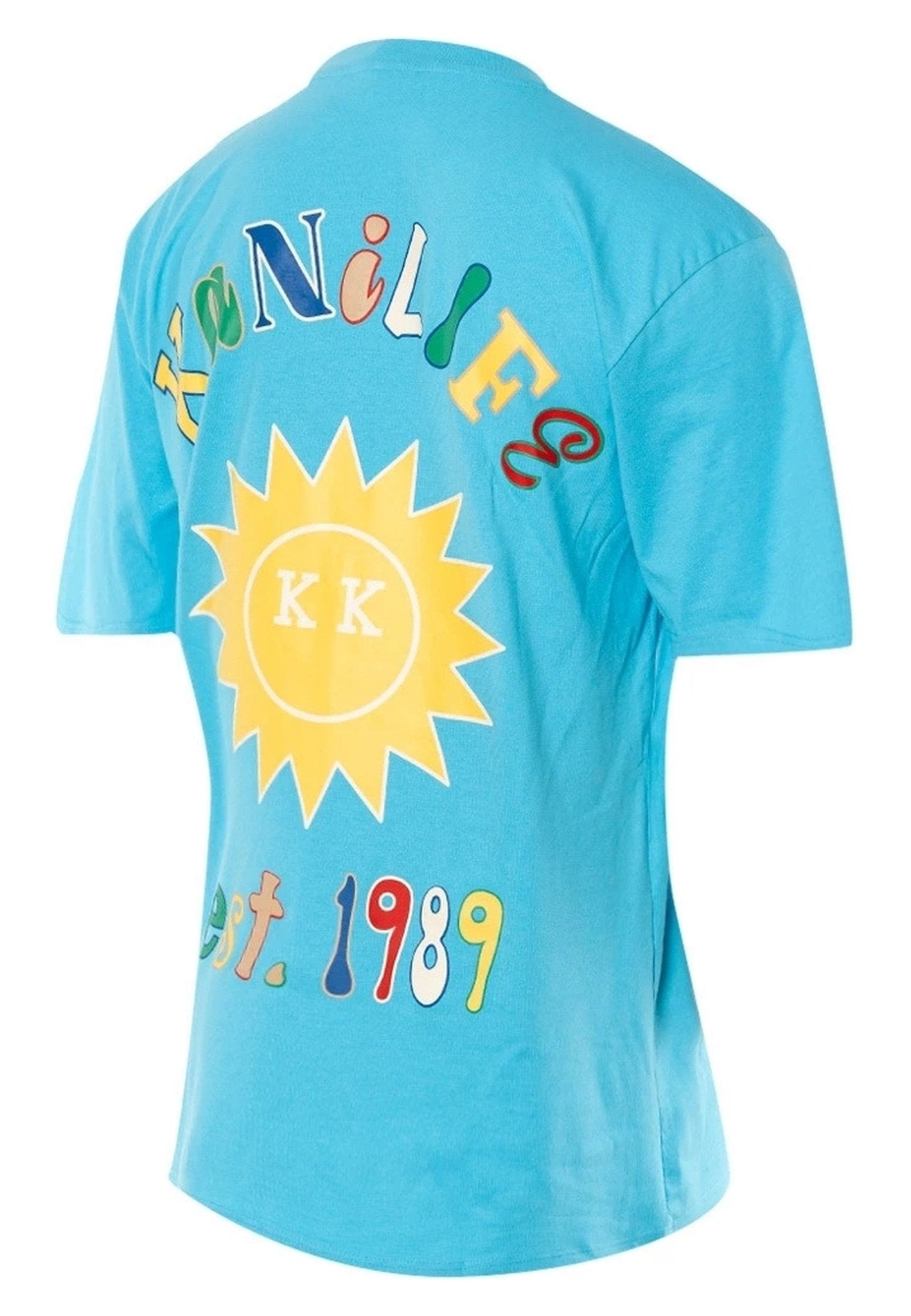 CAMISETA KARL KANI TURQUESA SMALL SIGNATURE KANILIFE TEE - AREA ZERO