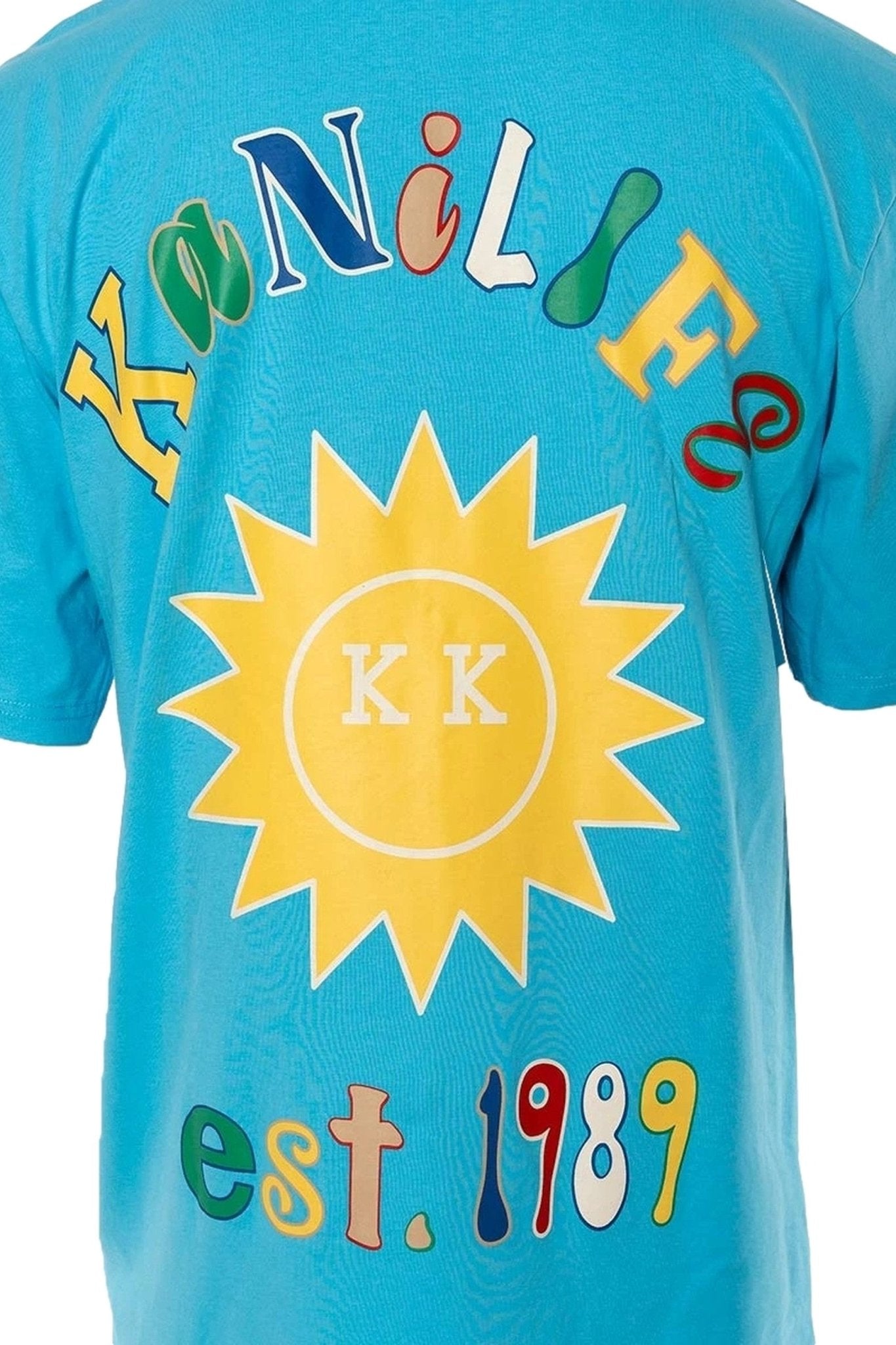 CAMISETA KARL KANI TURQUESA SMALL SIGNATURE KANILIFE TEE - AREA ZERO