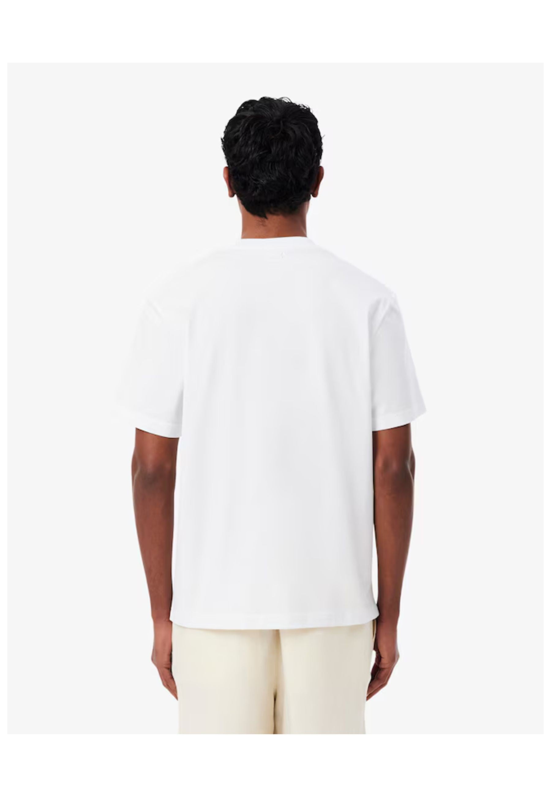 CAMISETA LACOSTE BLANCA CHEST LOGO TEE