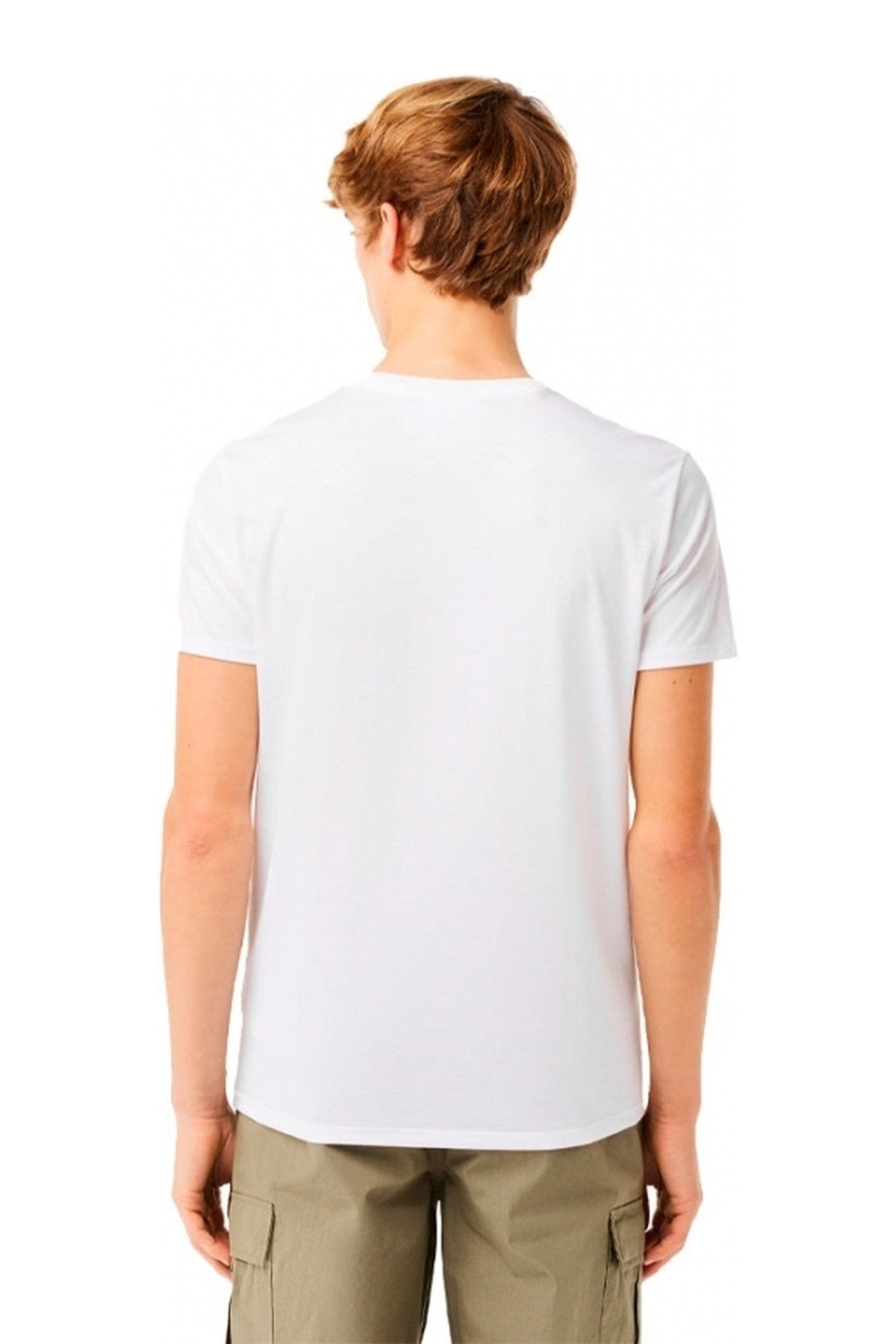 CAMISETA LACOSTE BLANCA CLASSIC LOGO TEE - AREA ZERO