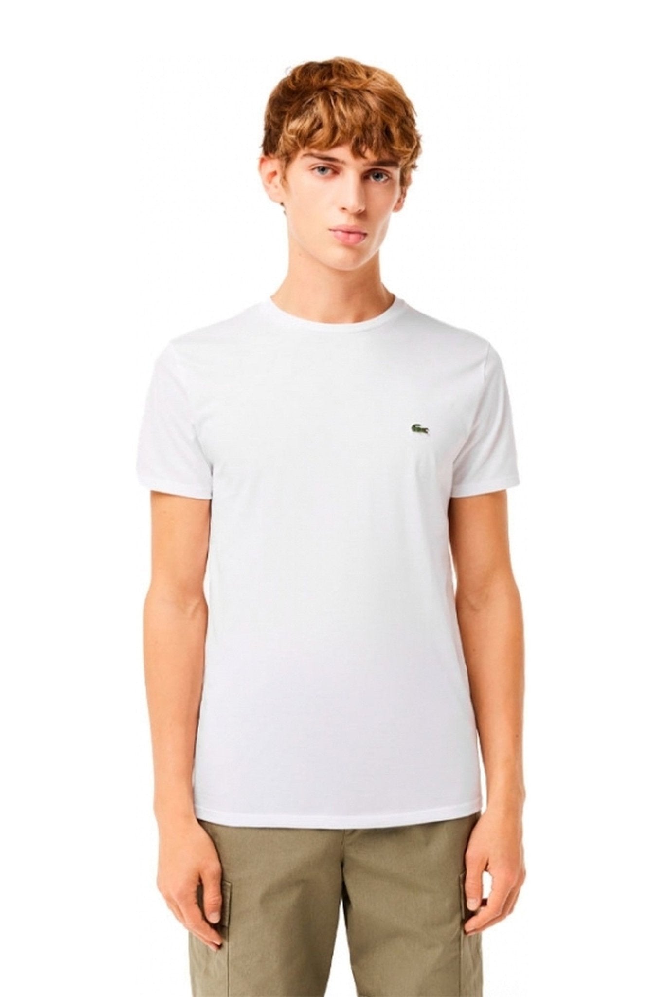 CAMISETA LACOSTE BLANCA CLASSIC LOGO TEE - AREA ZERO