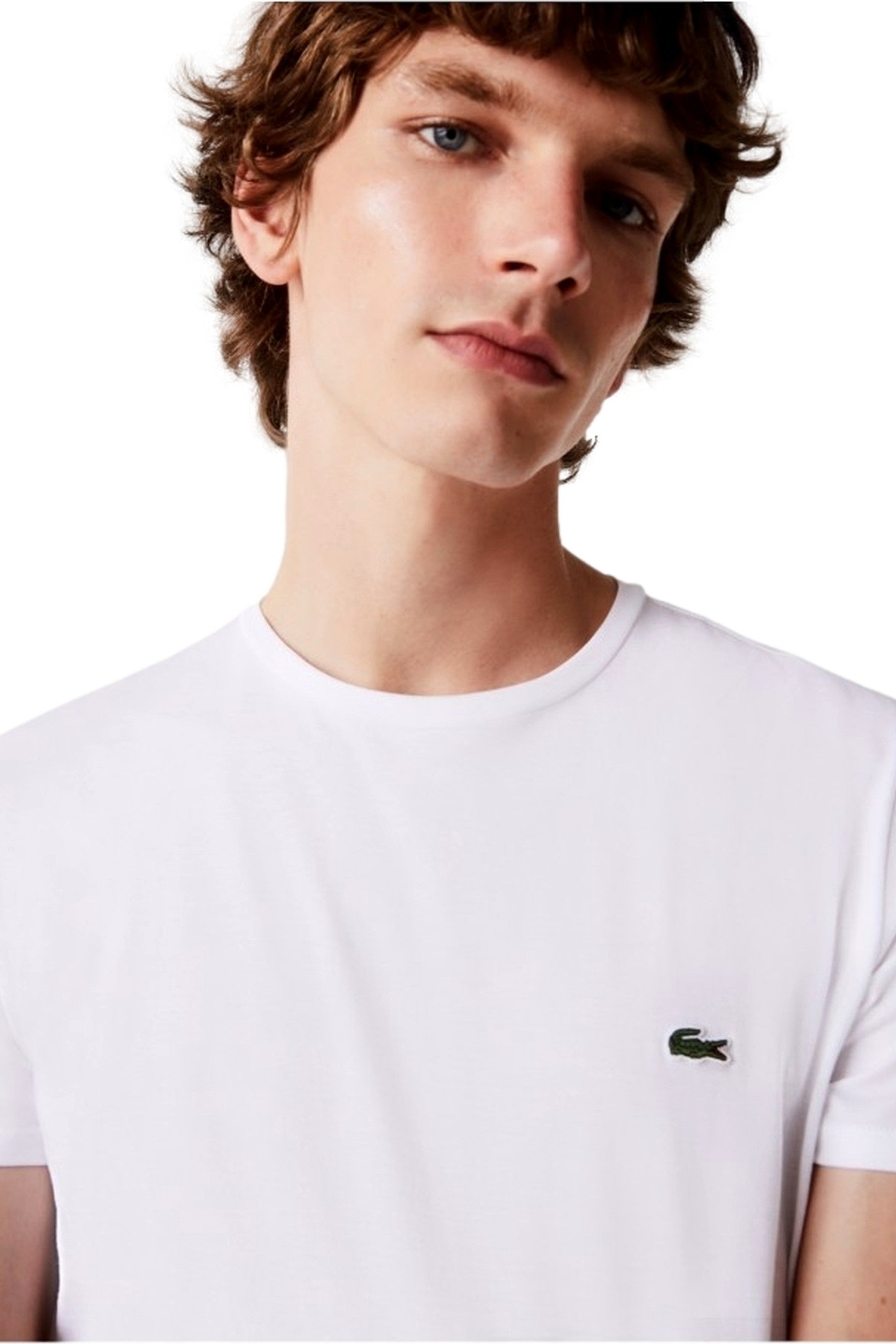 CAMISETA LACOSTE BLANCA ESSENTIAL TEE