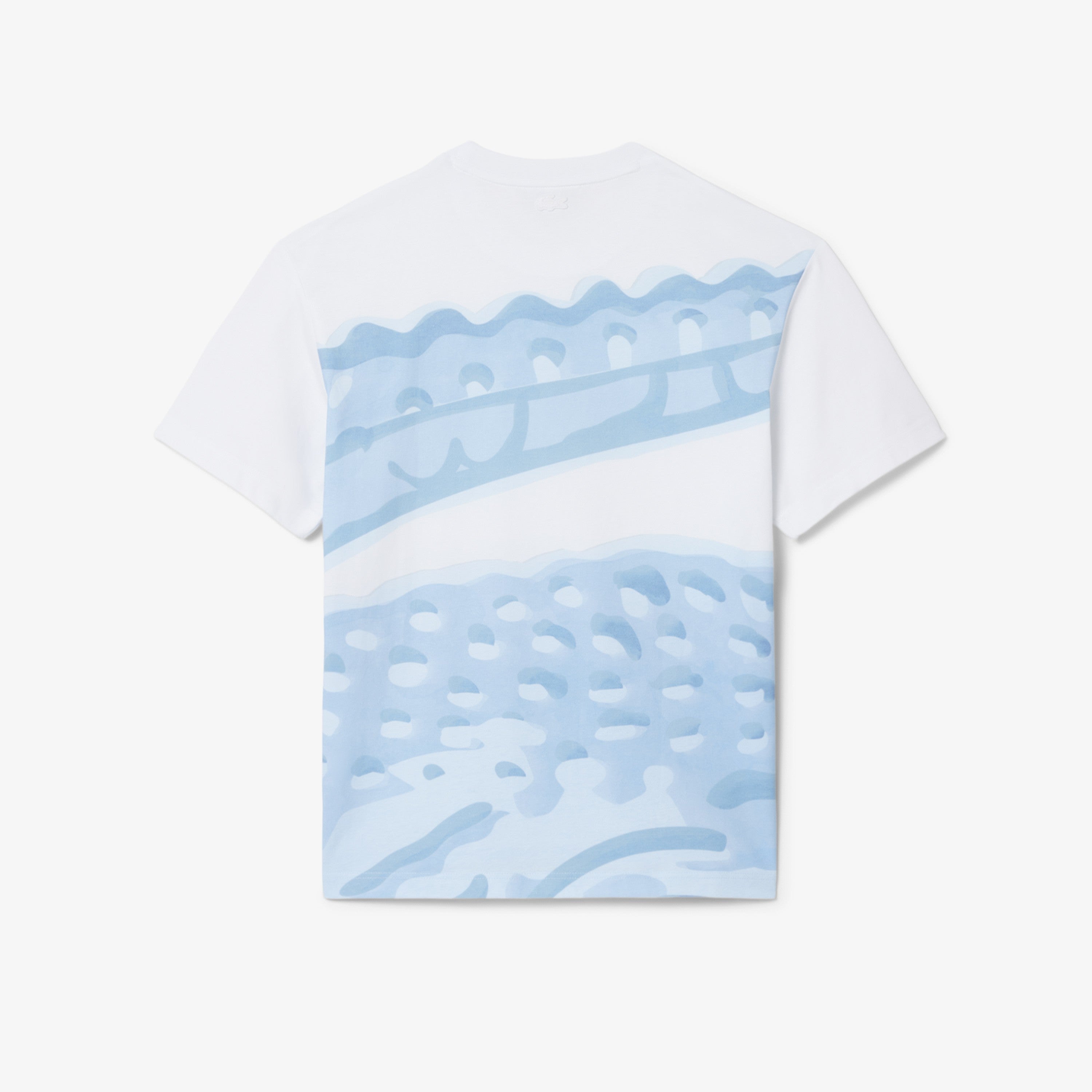 CAMISETA LACOSTE BLANCA PRINTED CROCO TEE