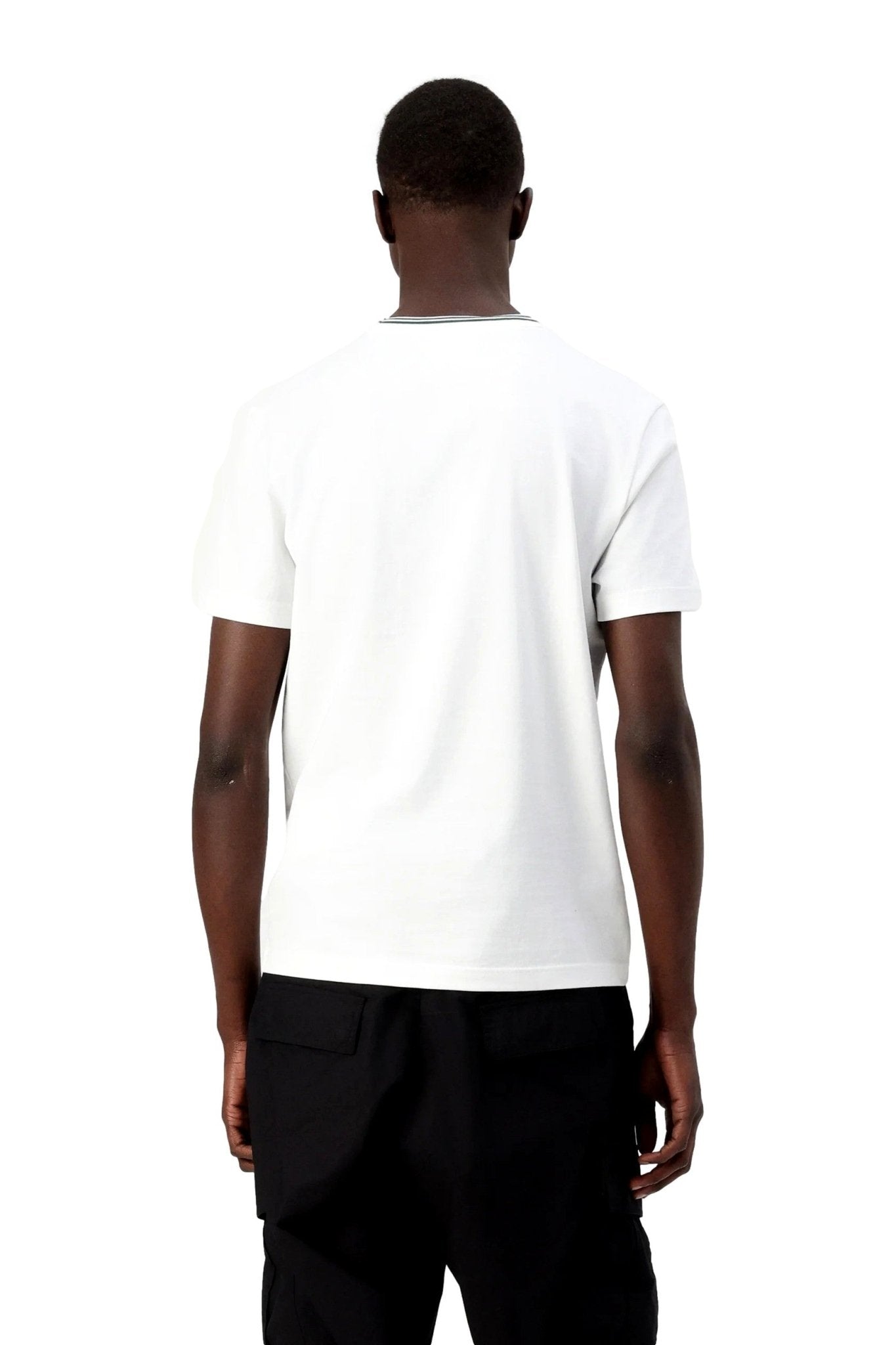 CAMISETA LACOSTE BLANCA RINGER TEE - AREA ZERO