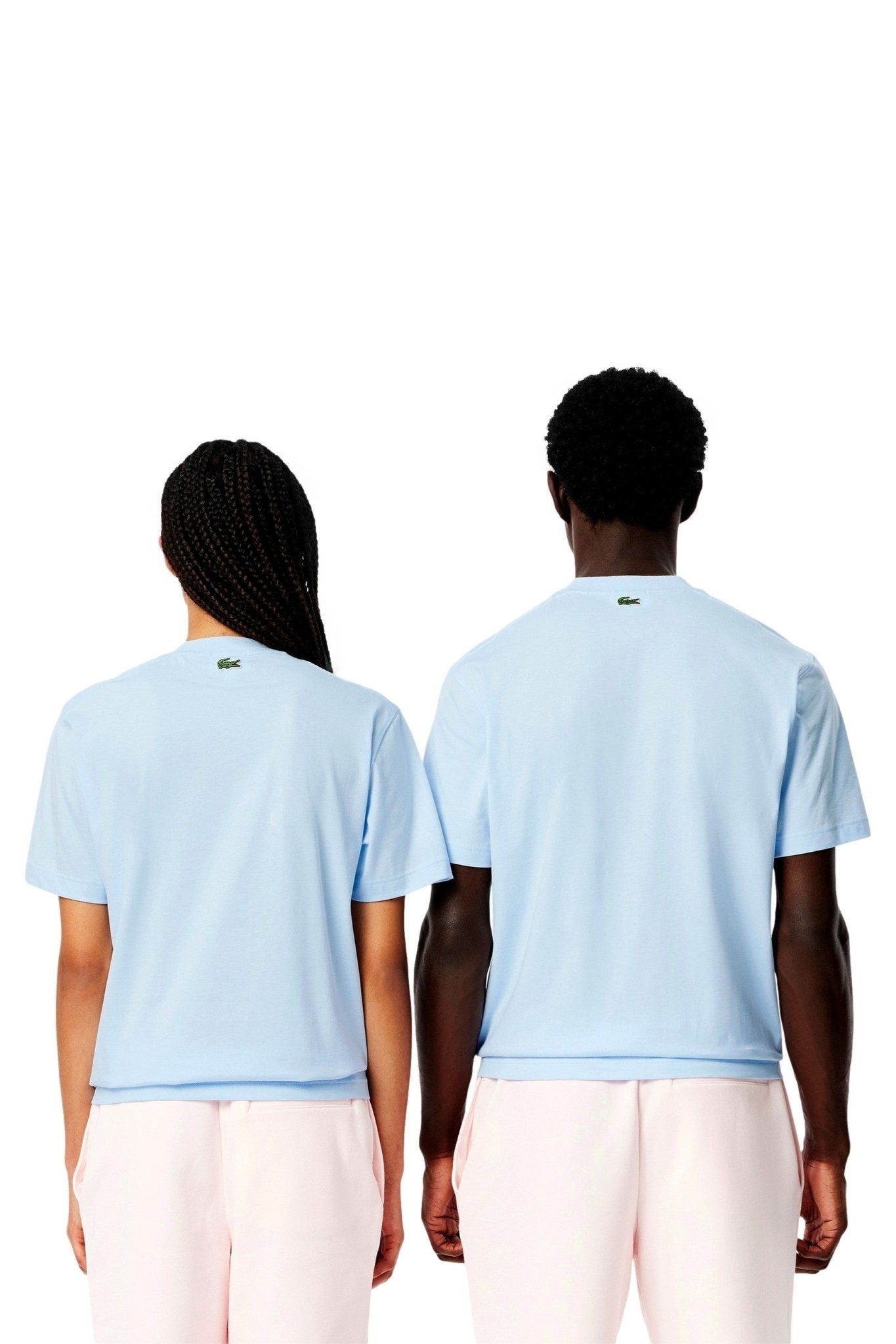 CAMISETA LACOSTE CELESTE BIG CROCO EXCLUSIVE PRINT - AREA ZERO