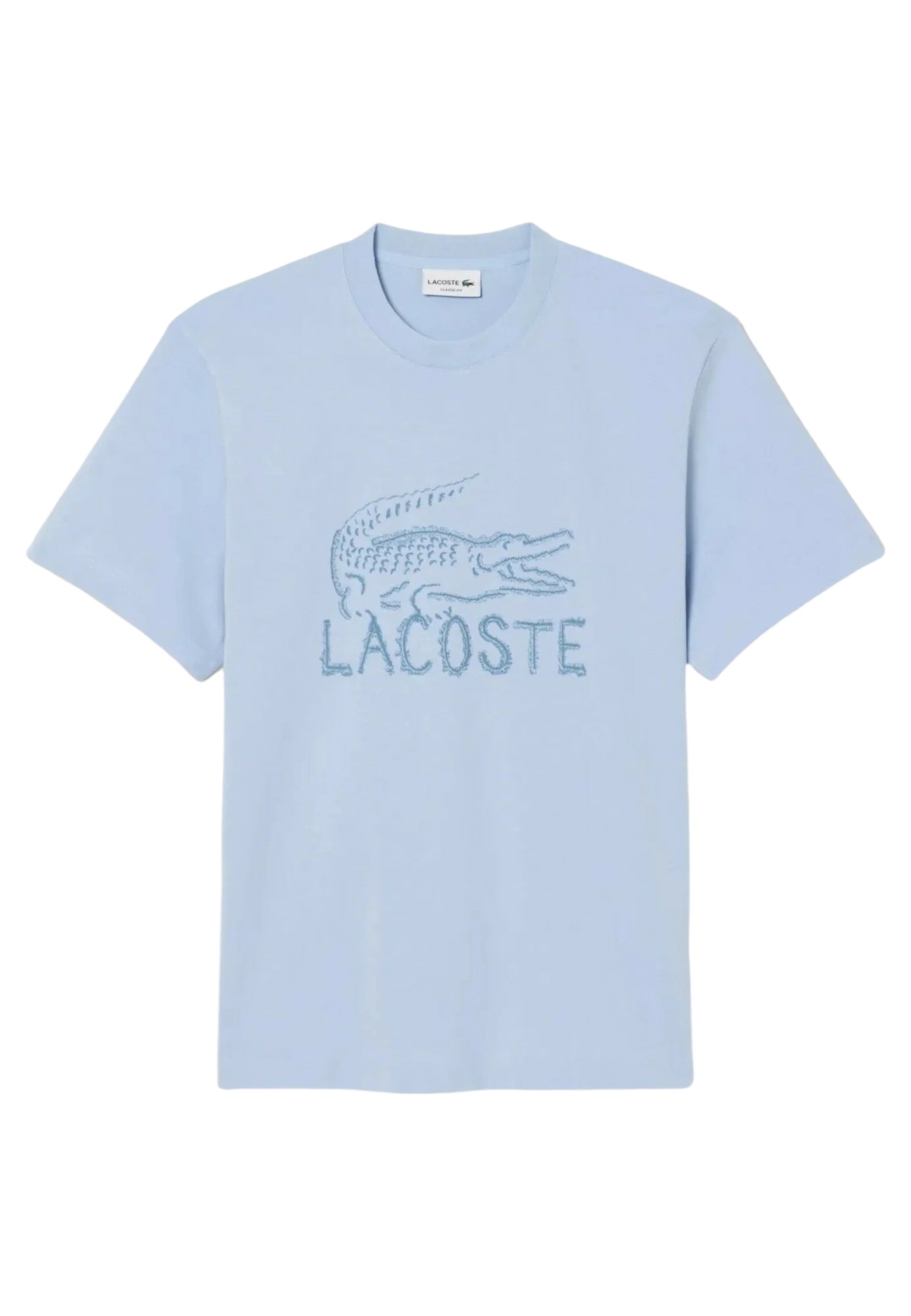 CAMISETA LACOSTE CELESTE SILOUETTE LGOO TEE