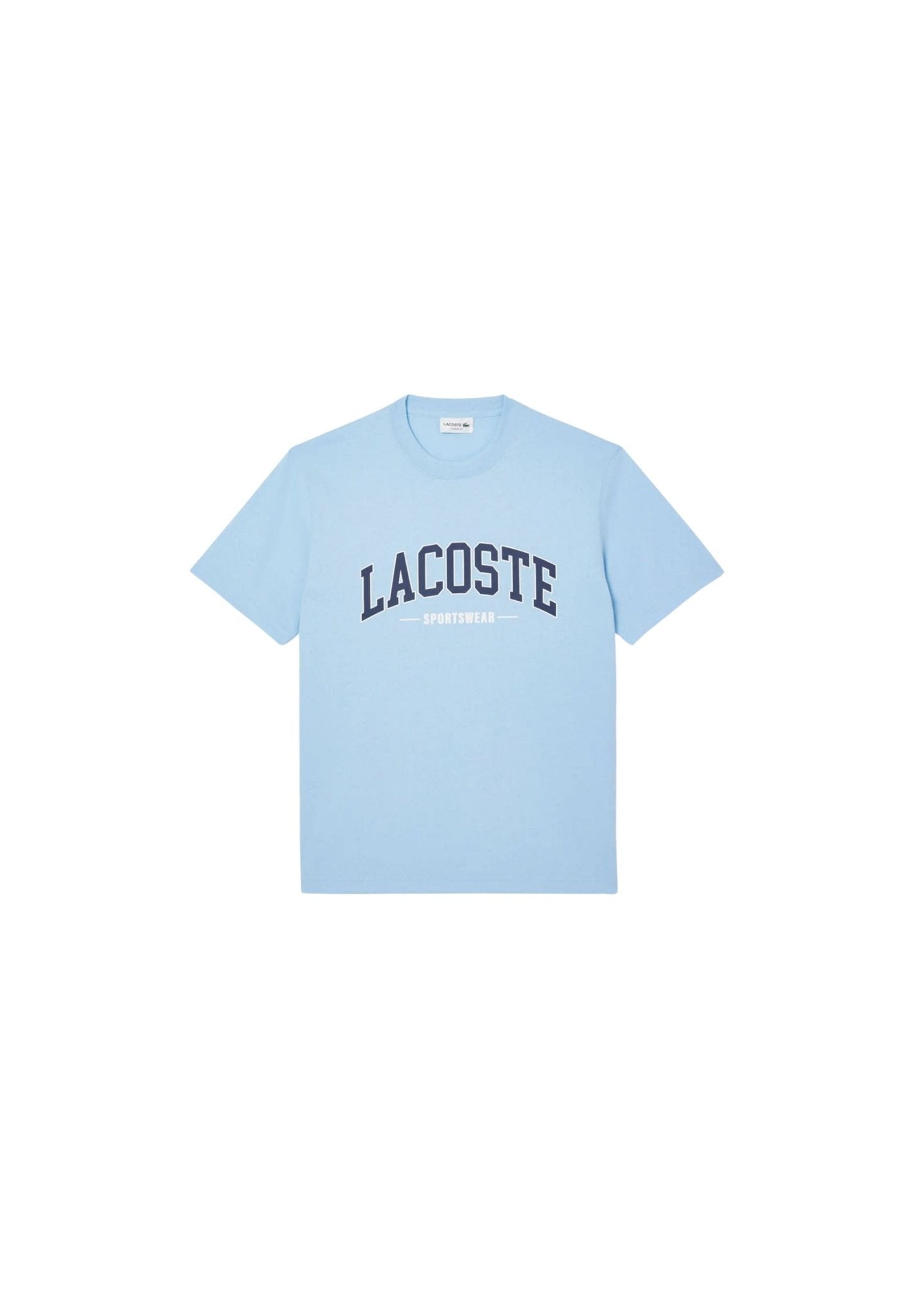 CAMISETA LACOSTE CELESTE UNIVERSITY LOGO TEE - AREA ZERO