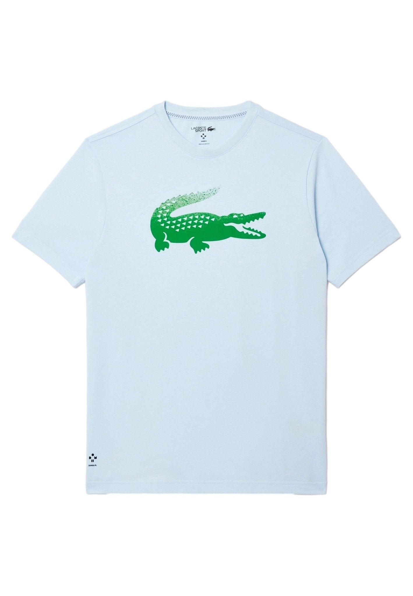 CAMISETA LACOSTE CELESTE X DANI MEDVEDEV LOGO TEE - AREA ZERO