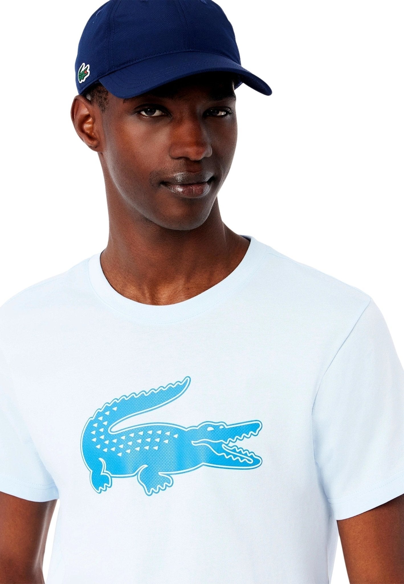 CAMISETA LACOSTE CELESTE XXL LOGO ULTRA DRY TEE - AREA ZERO