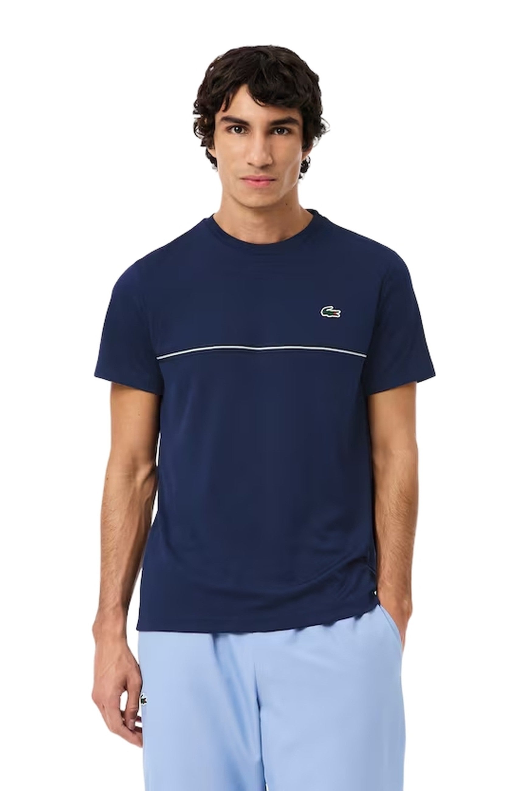 CAMISETA LACOSTE MARINO BACK CROCO ULTRA DRY TEE