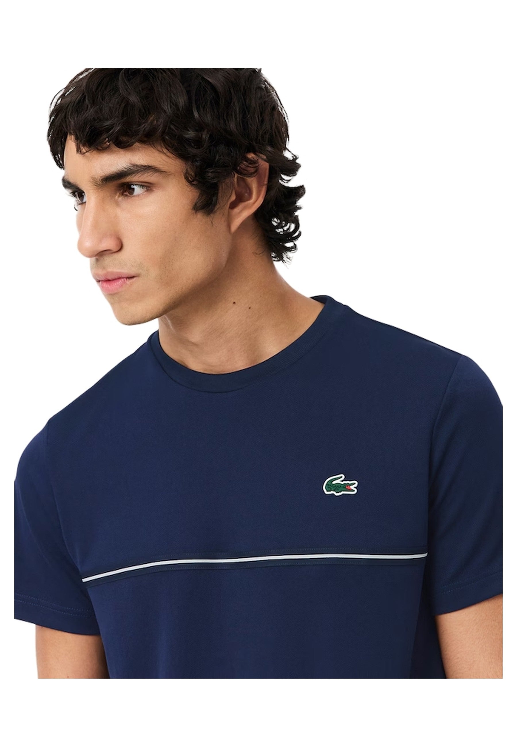 CAMISETA LACOSTE MARINO BACK CROCO ULTRA DRY TEE
