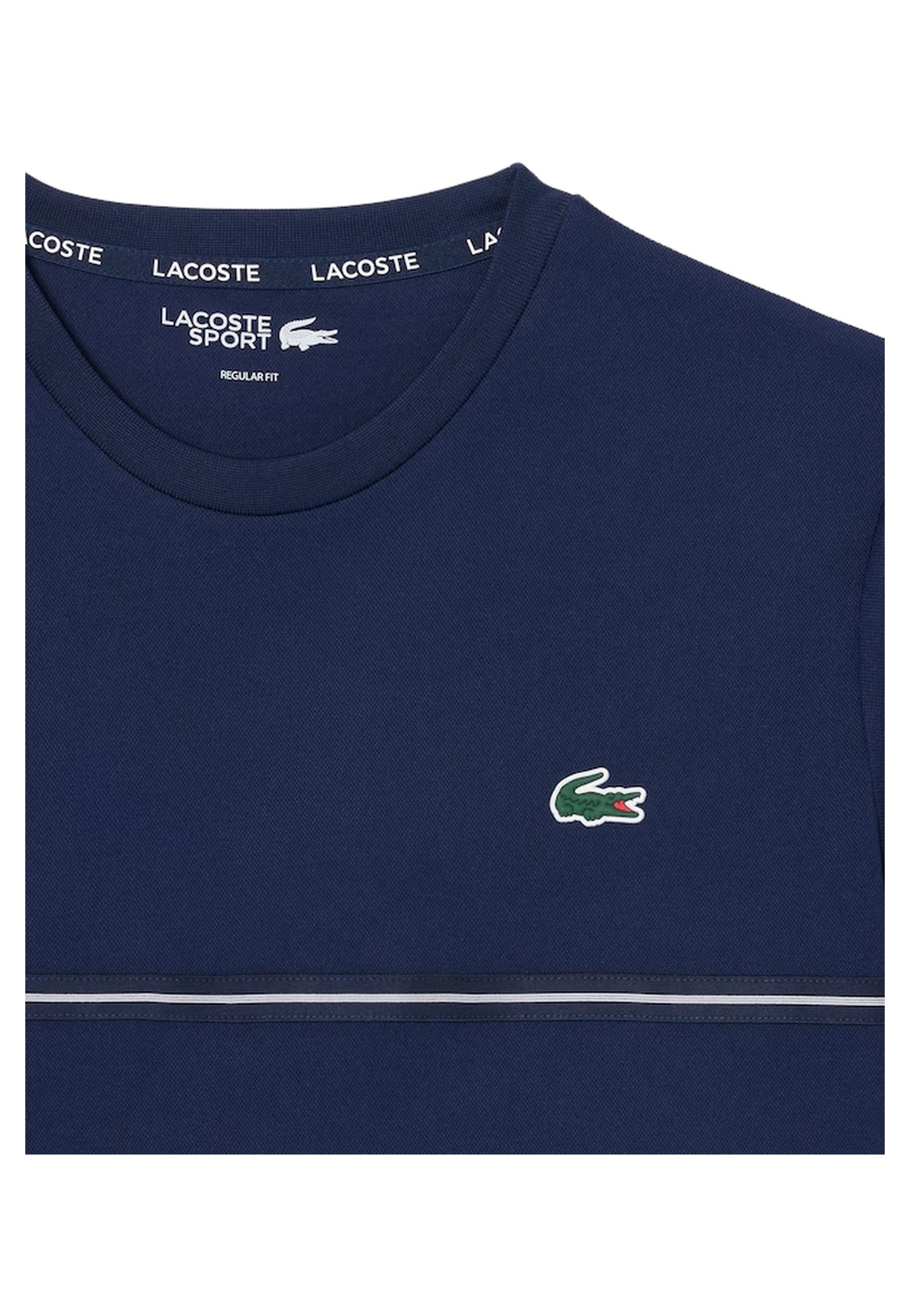 CAMISETA LACOSTE MARINO BACK CROCO ULTRA DRY TEE
