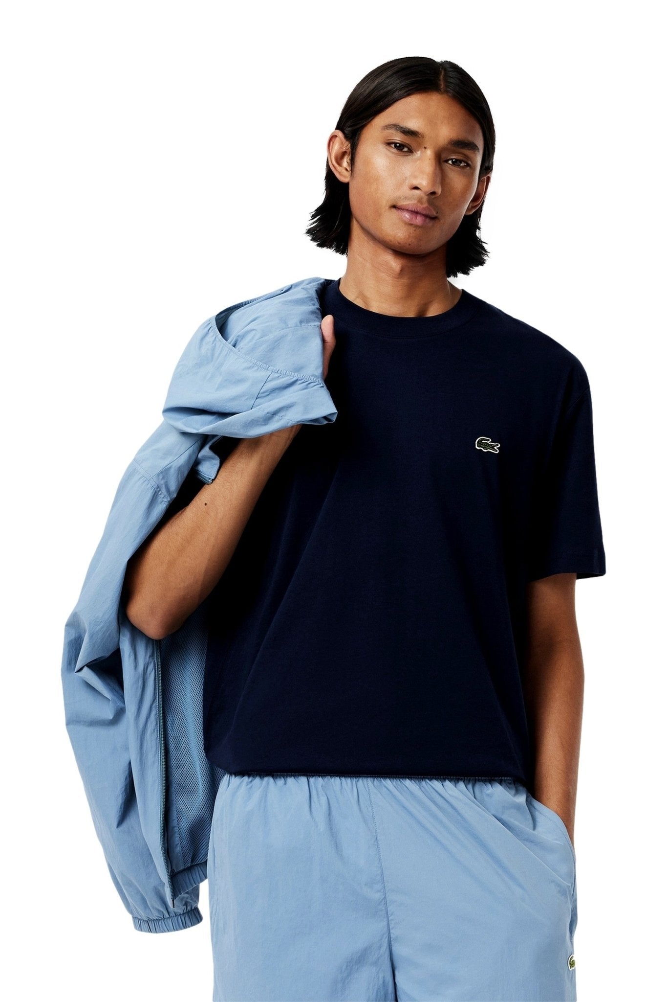 CAMISETA LACOSTE MARINO CLASSIC LOGO TEE - AREA ZERO