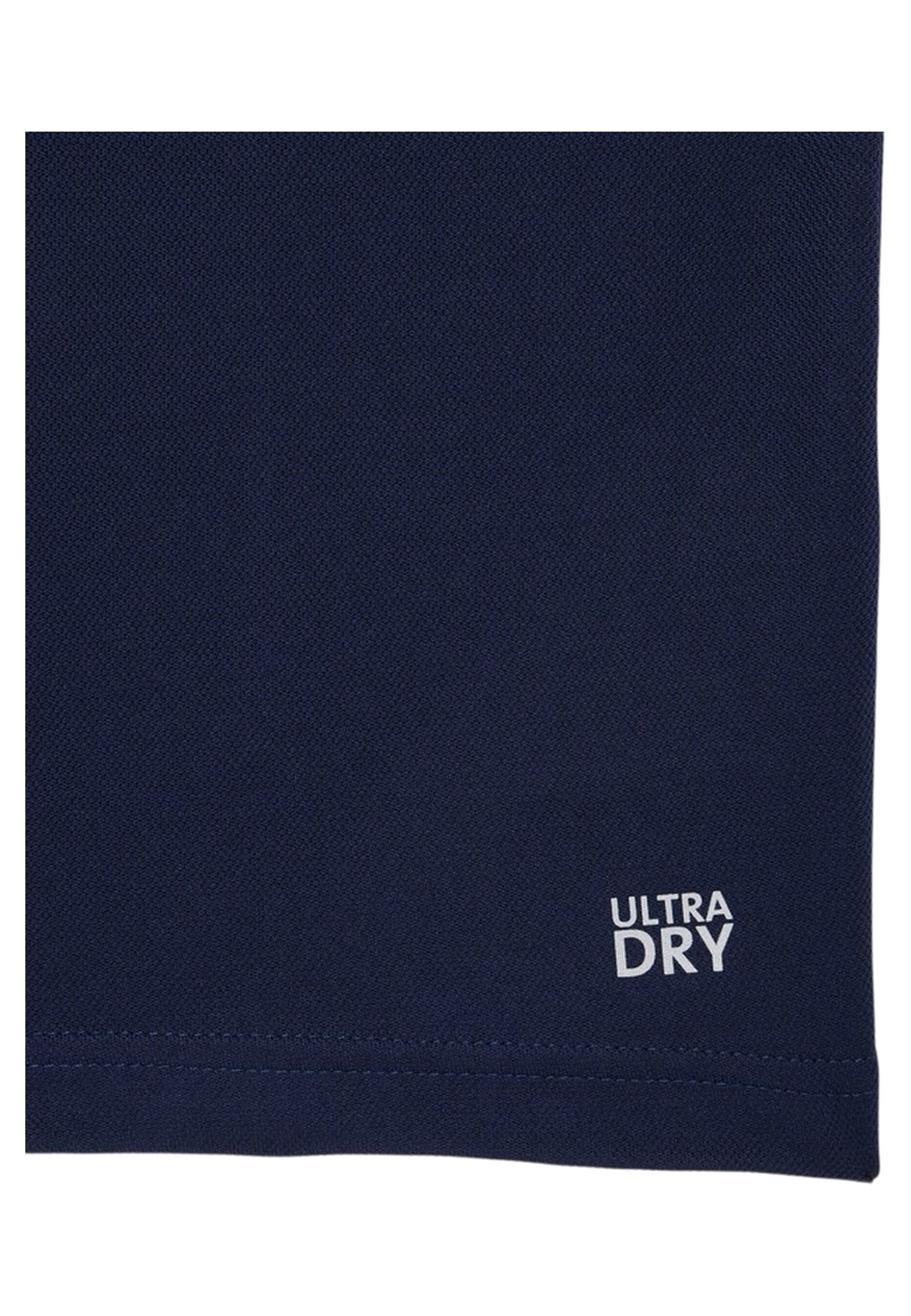 CAMISETA LACOSTE MARINO ULTRA DRY RIBETED TEE