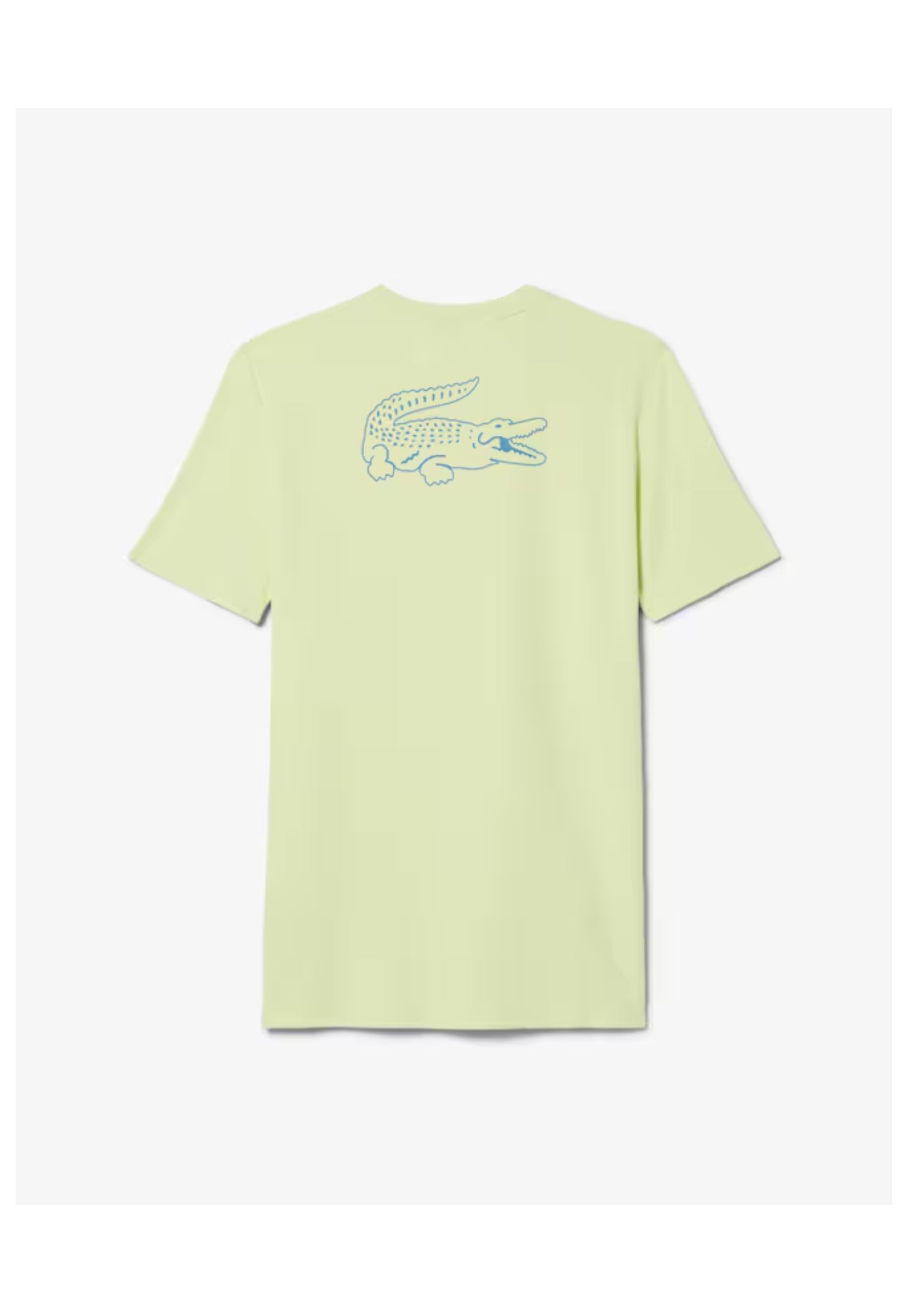 CAMISETA LACOSTE SPORT VERDE ULTRA DRY RIBETED CONTRAST TEE