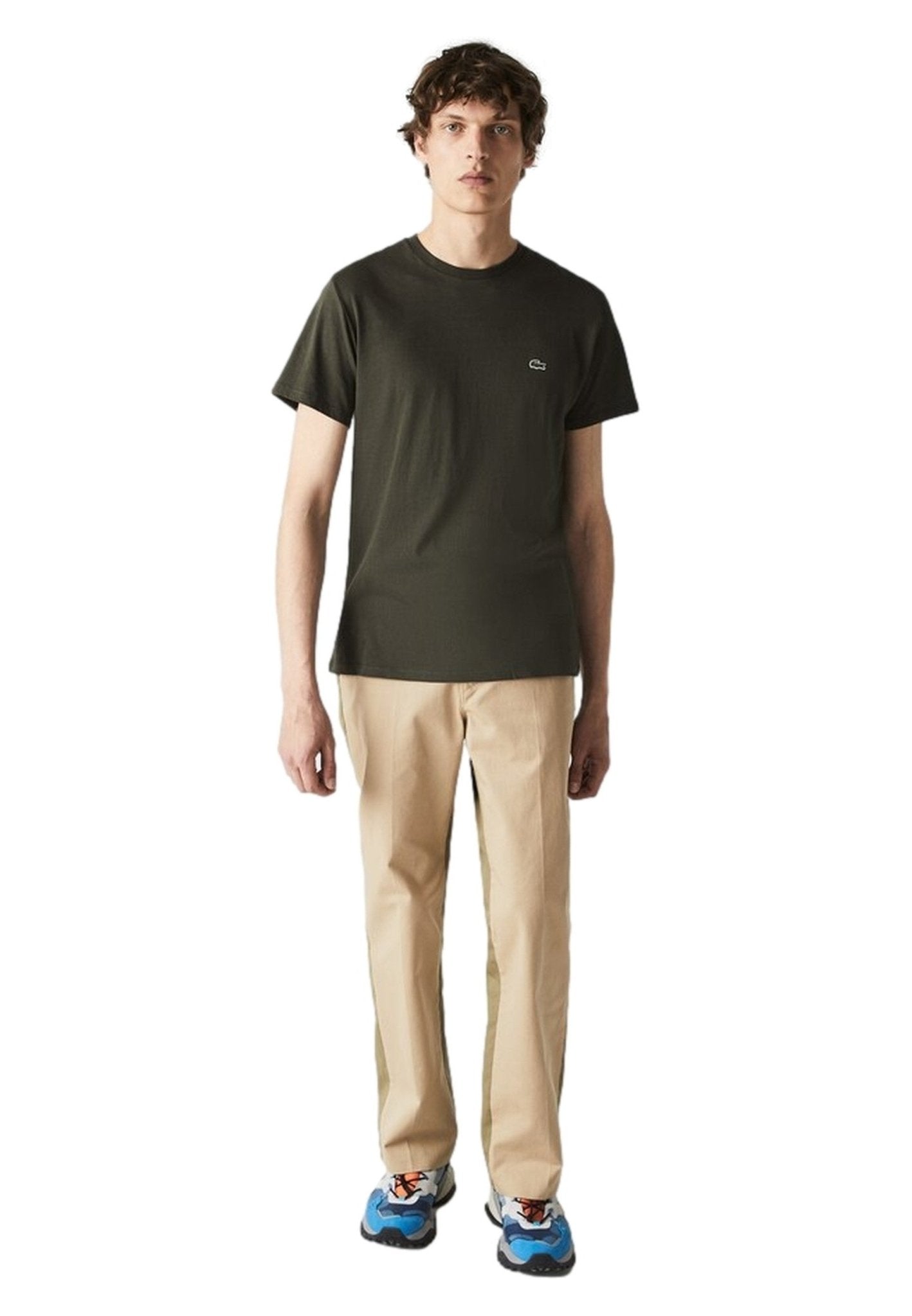 CAMISETA LACOSTE VERDE SHORT SLEEVED CREW NECK TEE - AREA ZERO