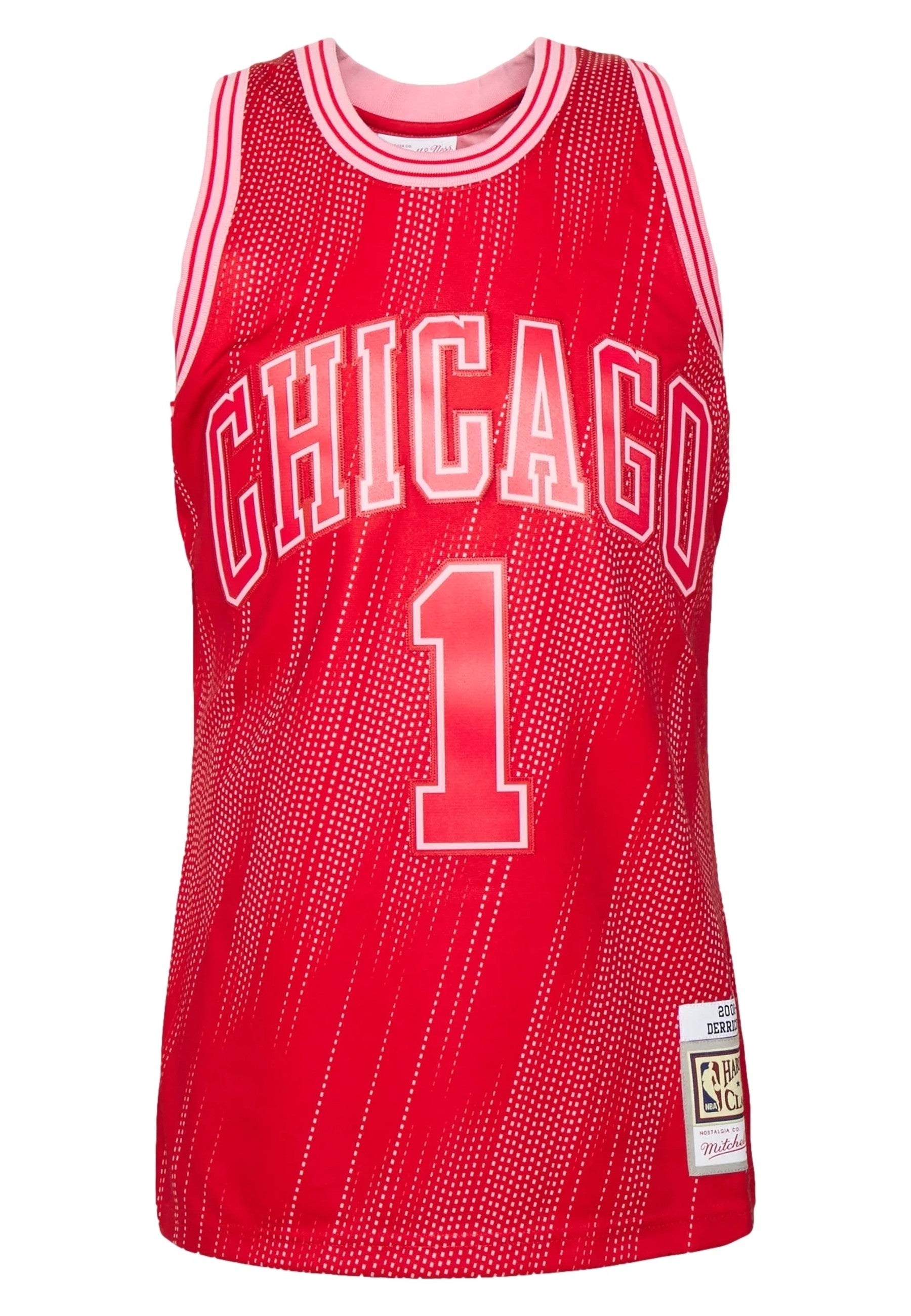 CAMISETA MICHELL & NESS ROJA TIRANTES CHICAGO BULLS