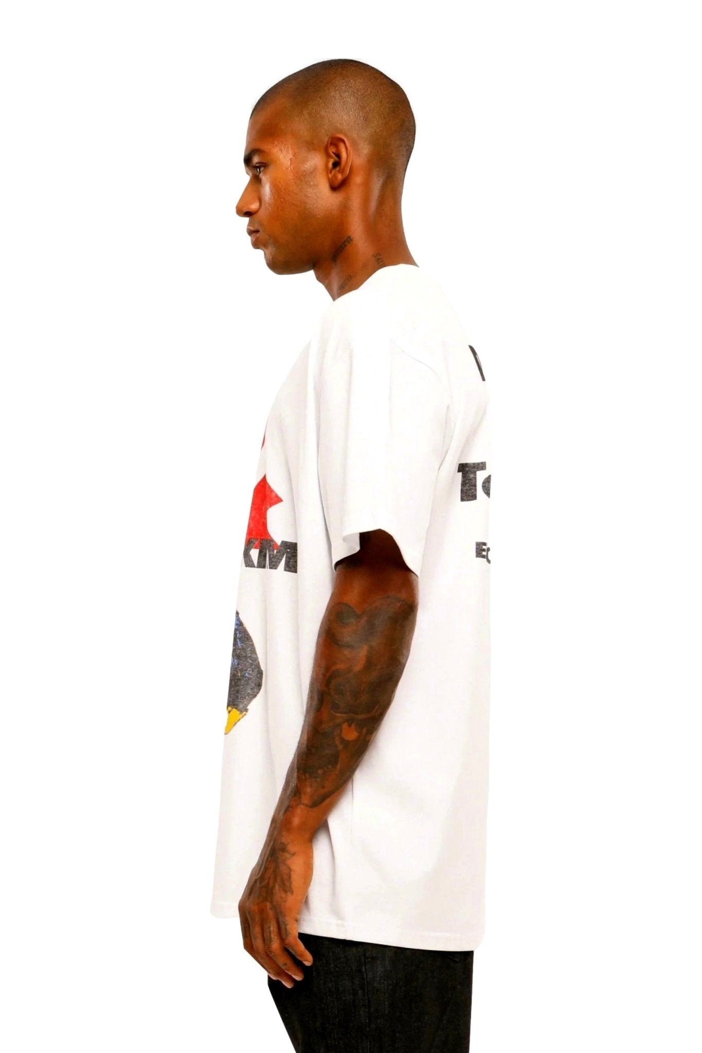 CAMISETA MISTER TEE BLANCA ERIC B & RAKIM SWEAT THE TECHNIQUE OS TEE - AREA ZERO