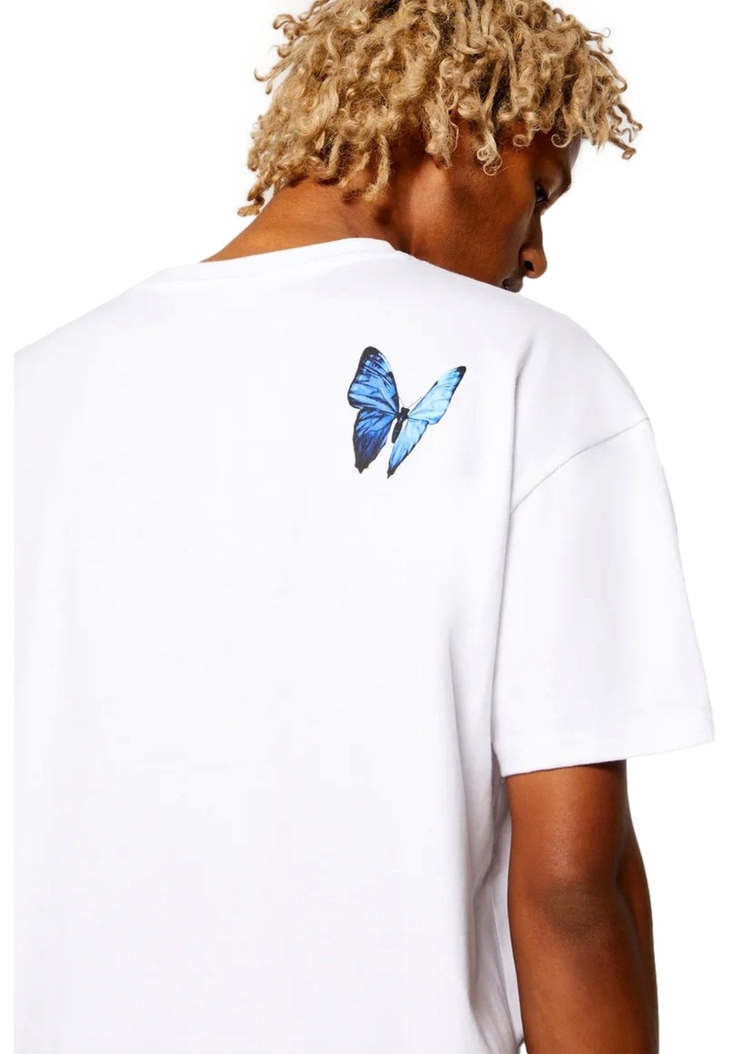 CAMISETA MISTER TEE BLANCA LE PAPILLON OVERSIZE TEE - AREA ZERO