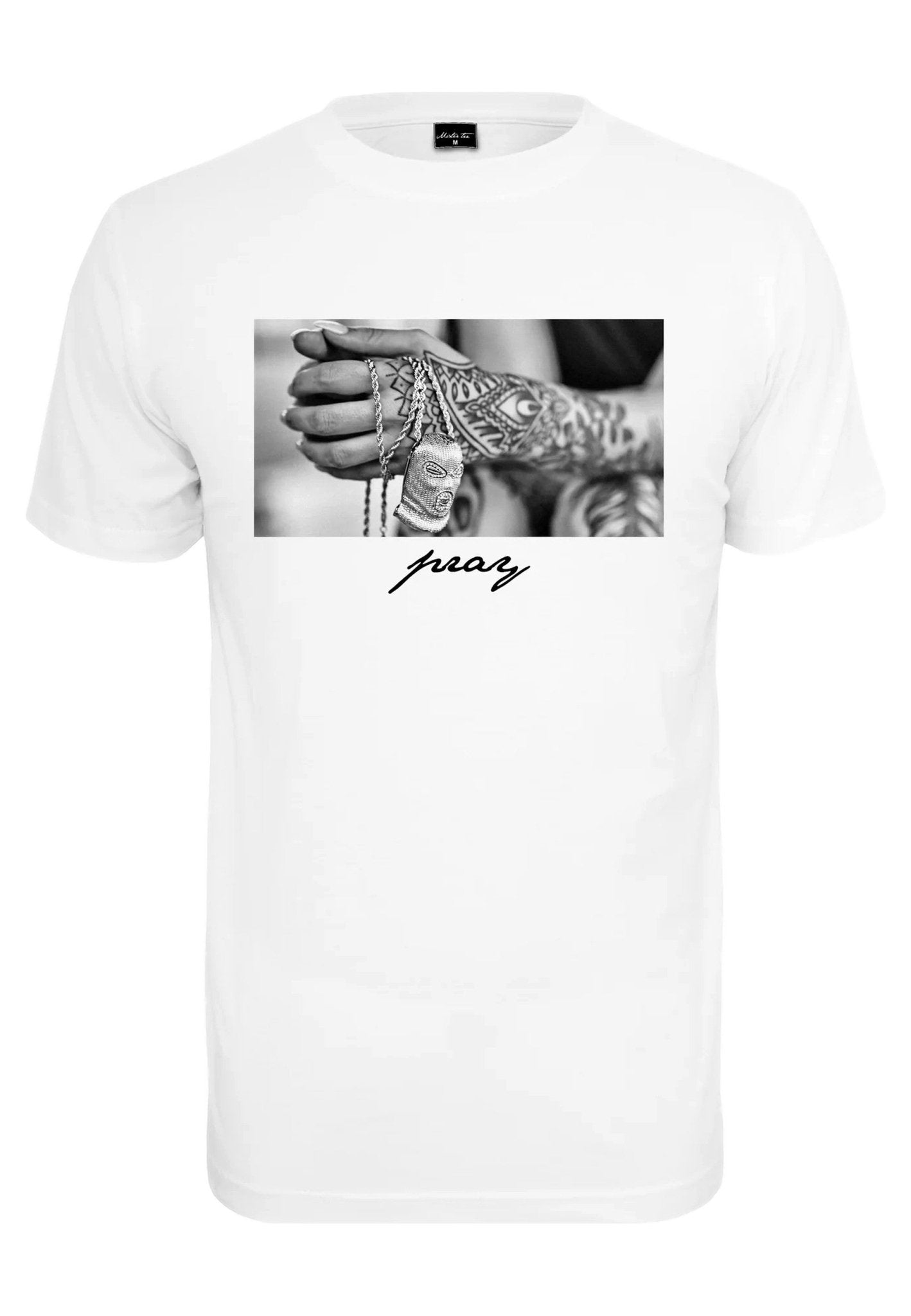CAMISETA MISTER TEE BLANCA PRAY 2.0 TEE - AREA ZERO