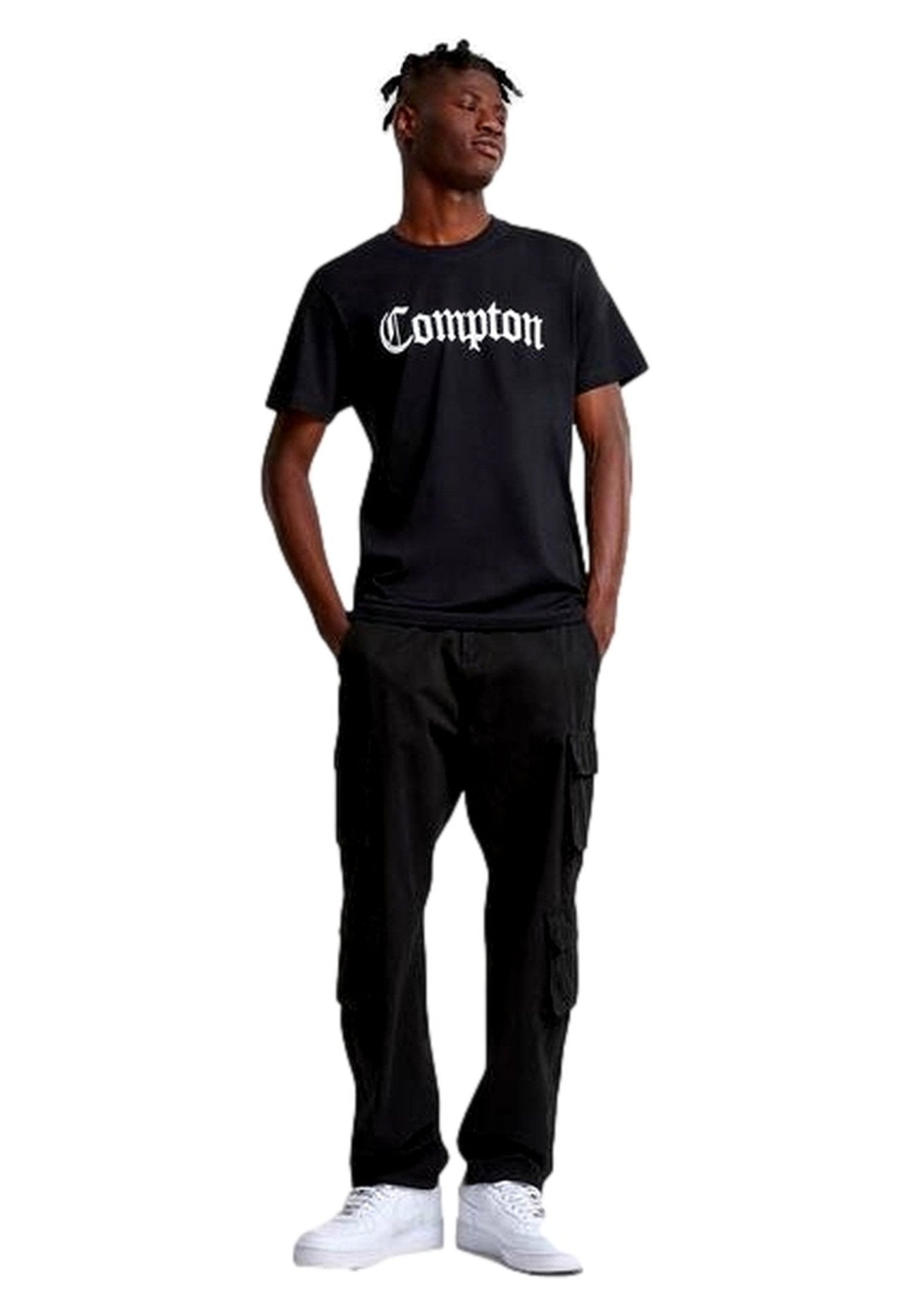 CAMISETA MISTER TEE NEGRA COMPTON TEE - AREA ZERO