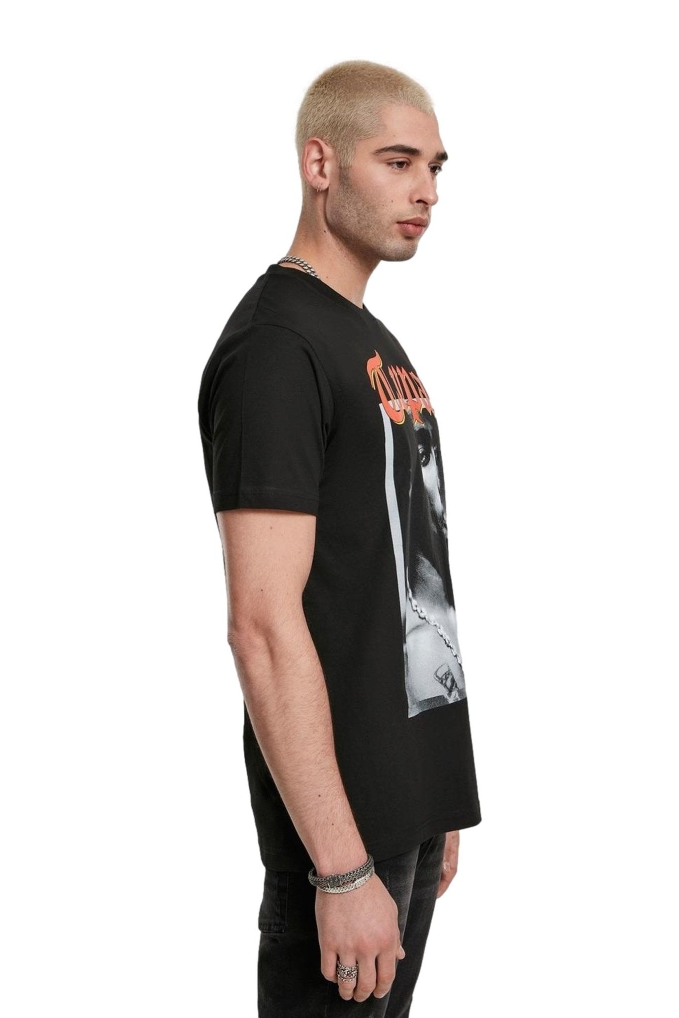 CAMISETA MISTER TEE NEGRA TUPAC CALIFORNIA LOVE TEE - AREA ZERO