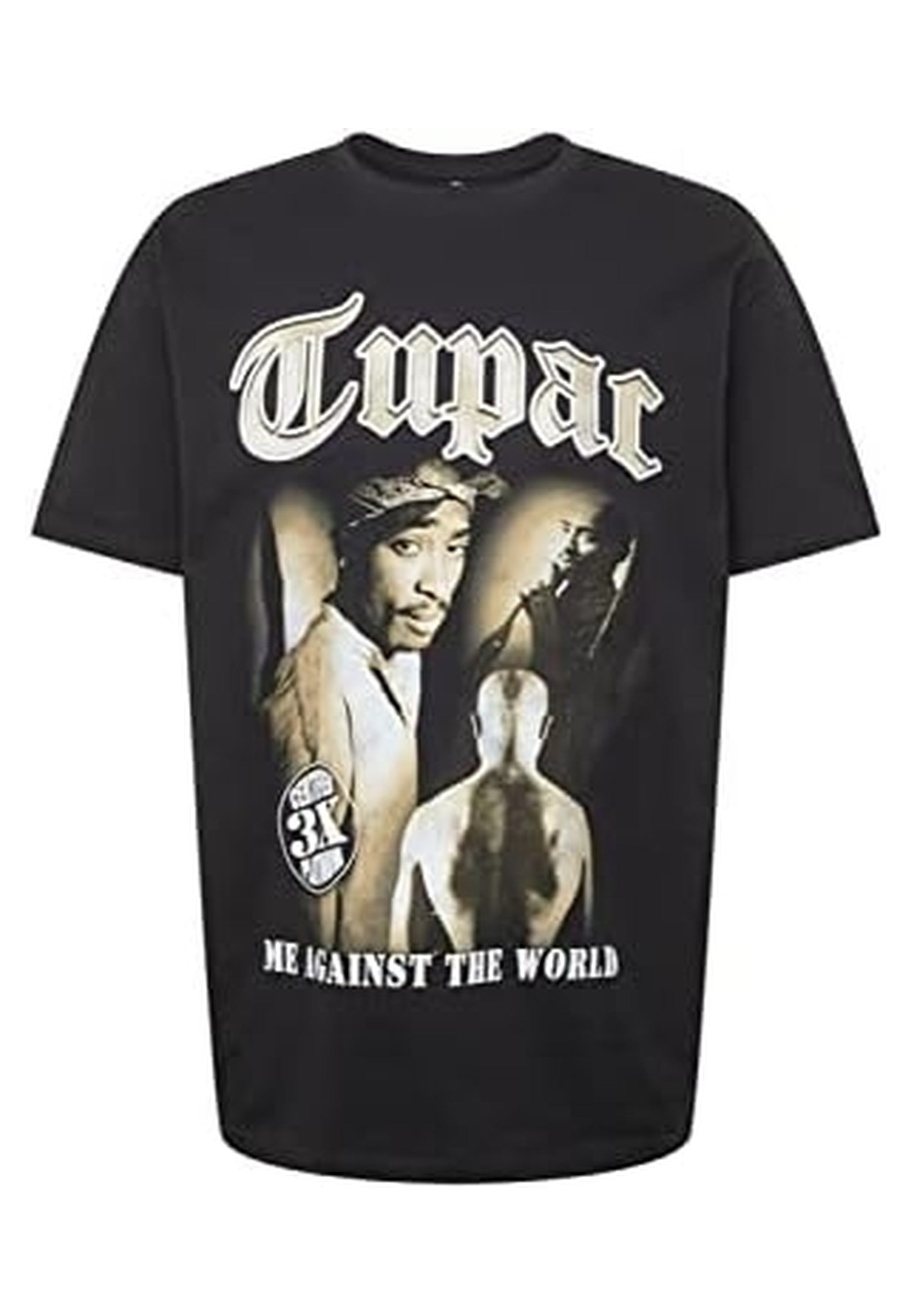 CAMISETA MISTER TEE NEGRA TUPAC MATW SEPIA OVERSIZED TEE