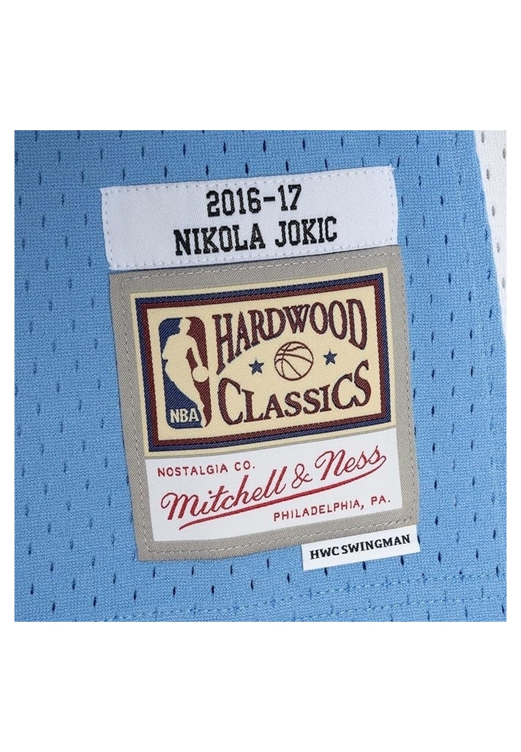 CAMISETA MITCHELL & NESS CELESTE DEVER NUGGETS NIKOLA JOKIC
