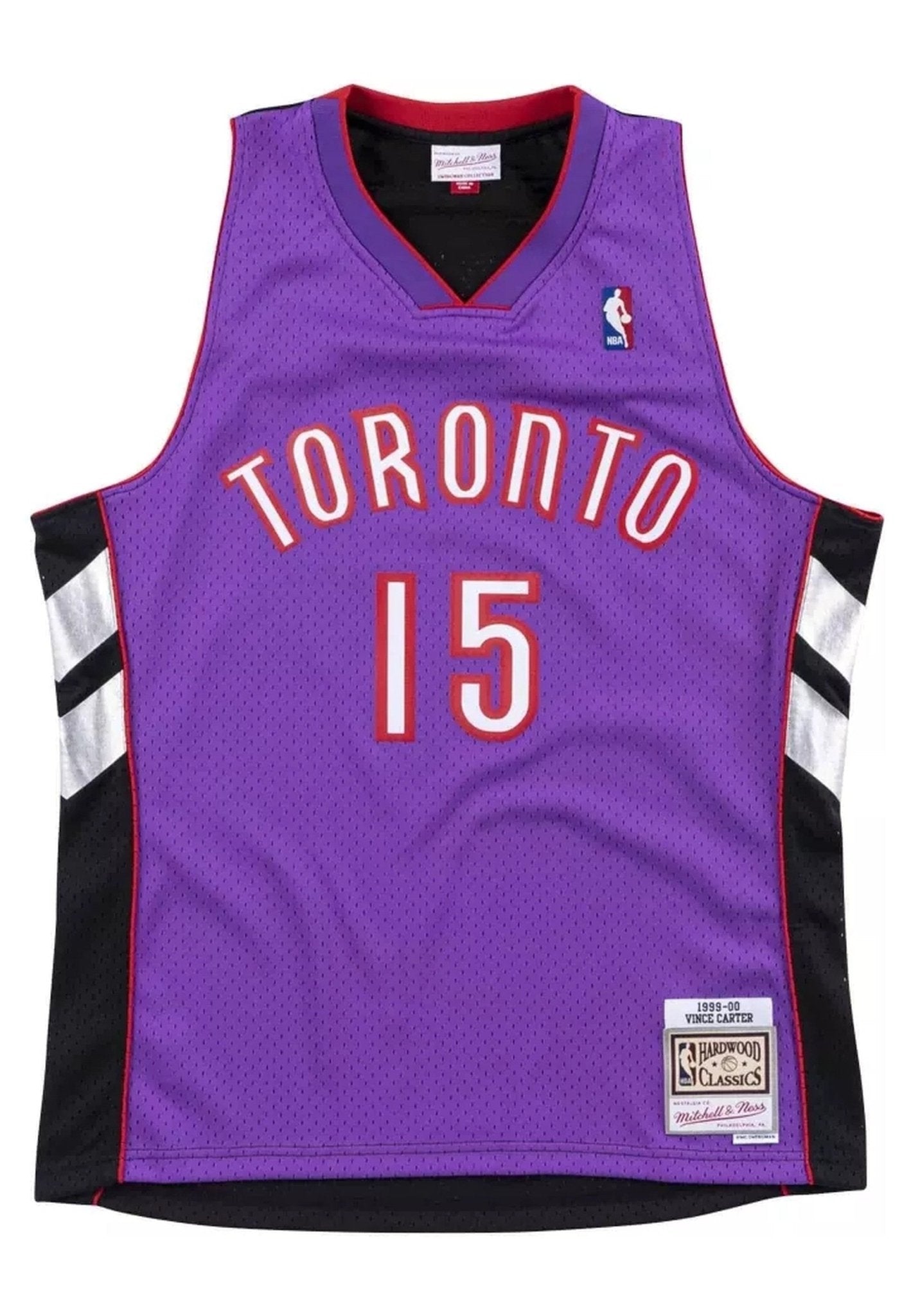 CAMISETA MITCHELL AND NESS MORADA TORONTO RAPTORS VINCE CARTER 1999 - AREA ZERO