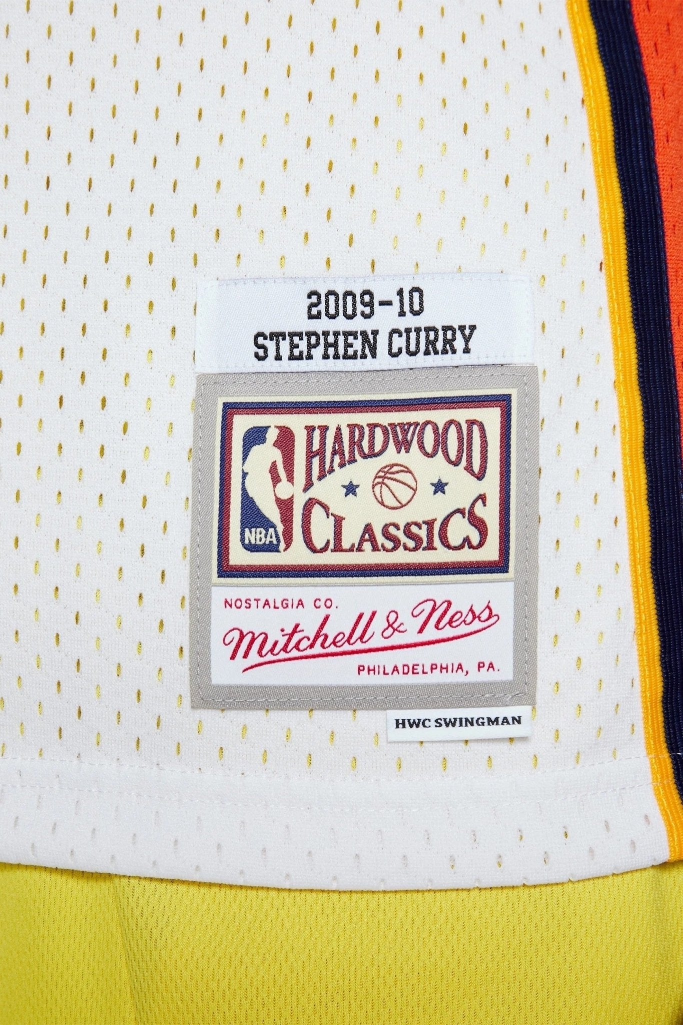 CAMISETA MITCHELL & NESS BLANCA GOLDEN STATE WARRIORS STEPHEN CURRY - AREA ZERO