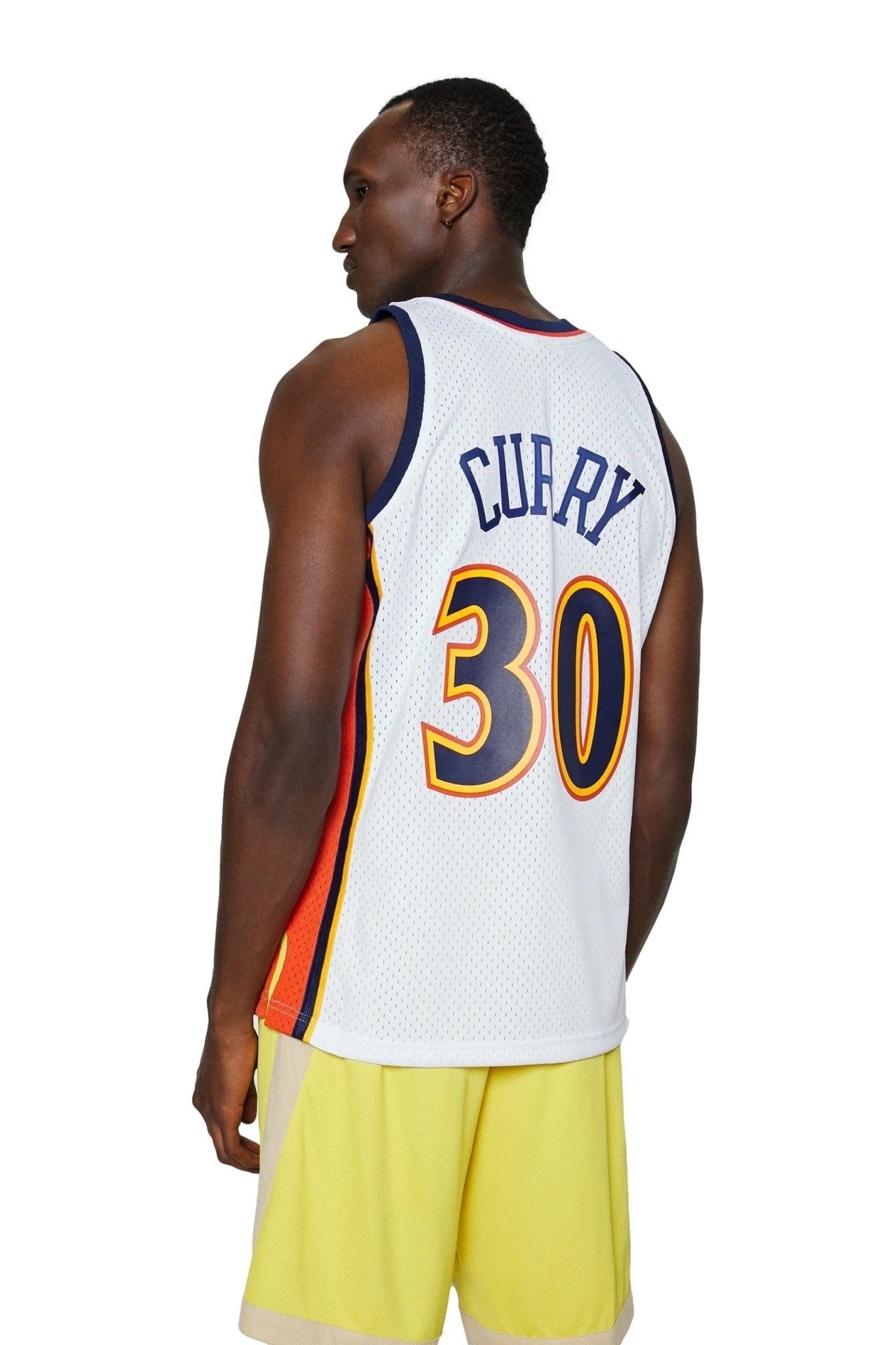 CAMISETA MITCHELL & NESS BLANCA GOLDEN STATE WARRIORS STEPHEN CURRY - AREA ZERO