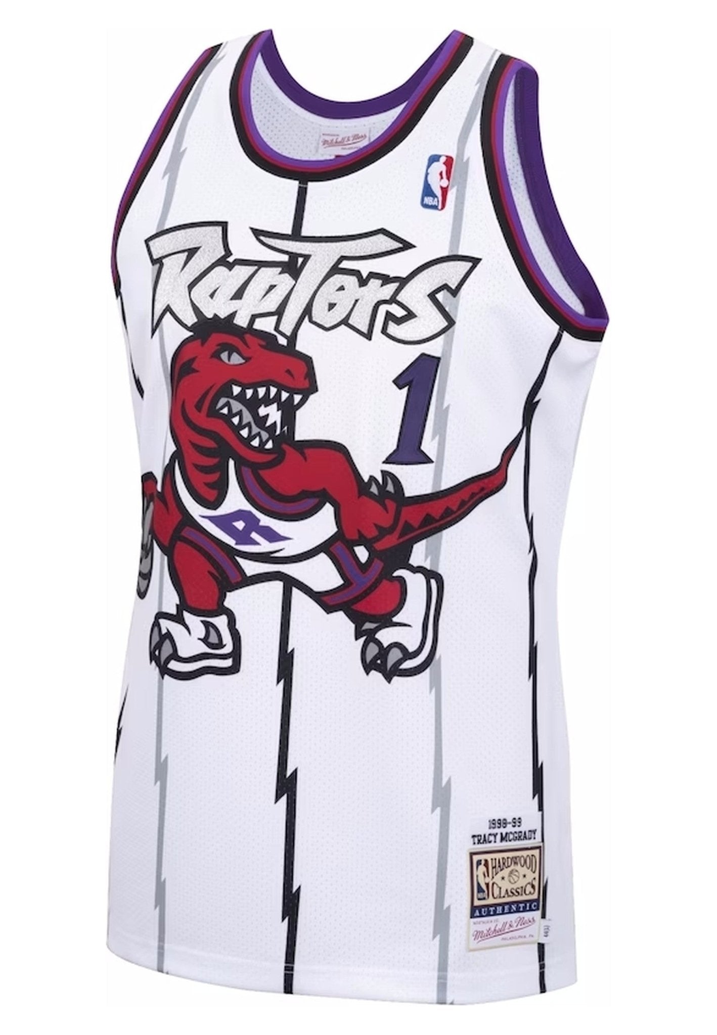 CAMISETA MITCHELL & NESS BLANCA TORONTO RAPTORS MCGRADY SWINGMAN JERSEY - AREA ZERO