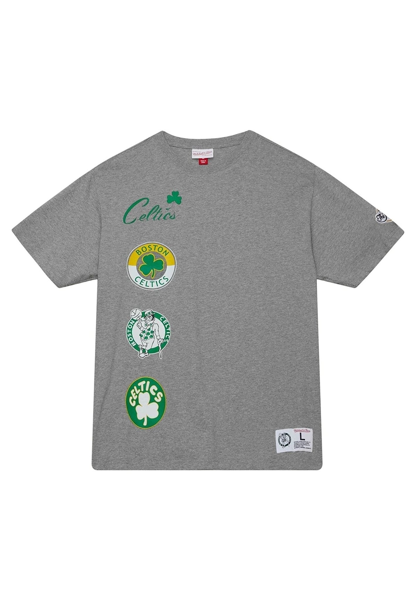 CAMISETA MITCHELL & NESS GRIS BOSTON CELTICS CITY COLLECTIO TEE - AREA ZERO