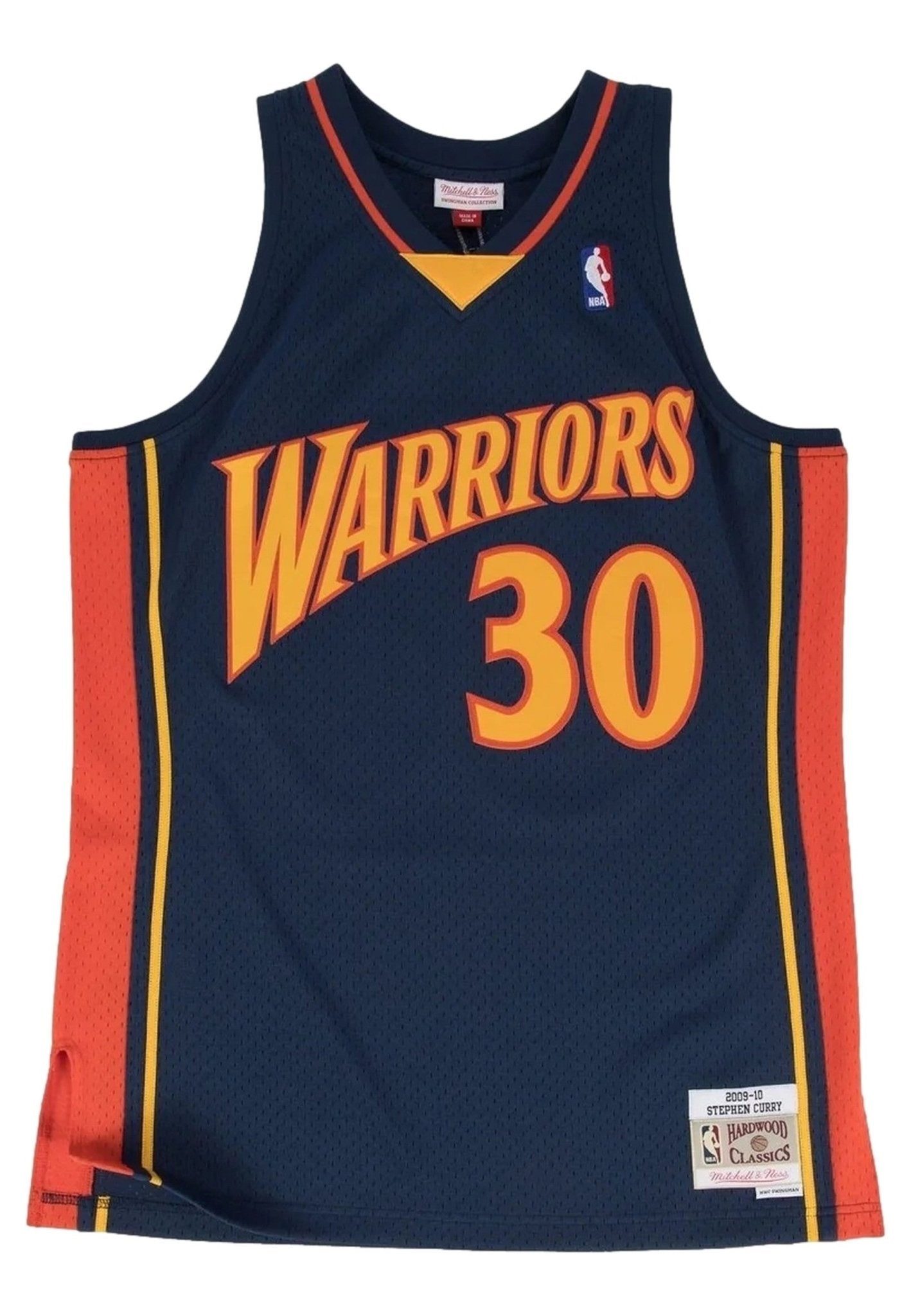CAMISETA MITCHELL & NESS MARINO STEPHEN CURRY GS WARRIORS SWINGMAN JERSEY - AREA ZERO