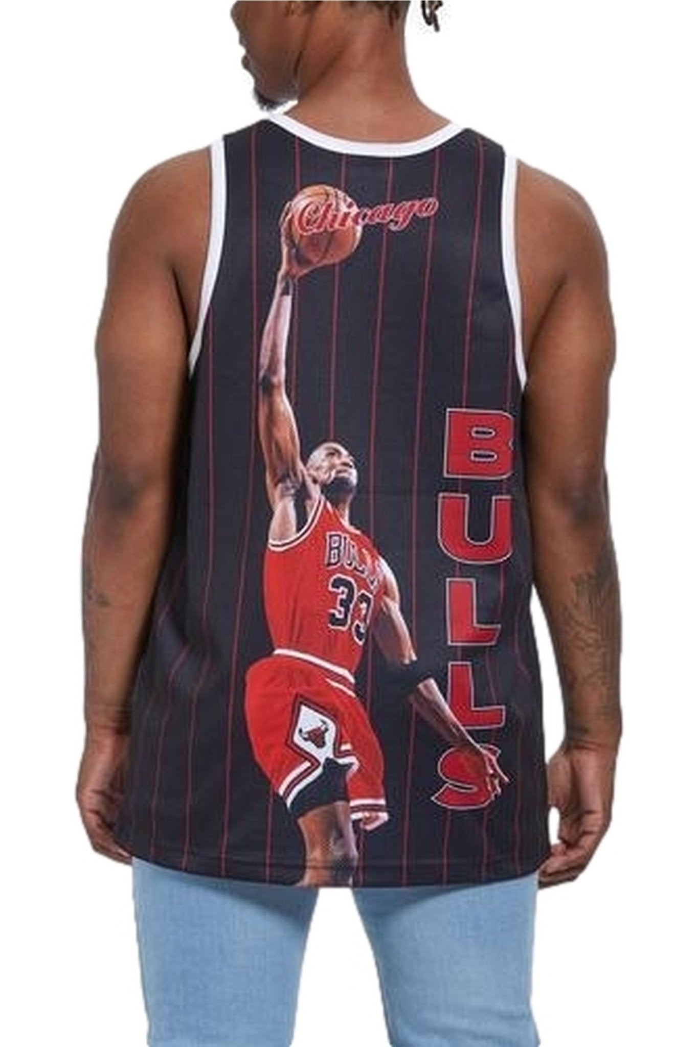 CAMISETA MITCHELL & NESS NEGRA BHB TANK SCOTTIE PIPPEN - AREA ZERO