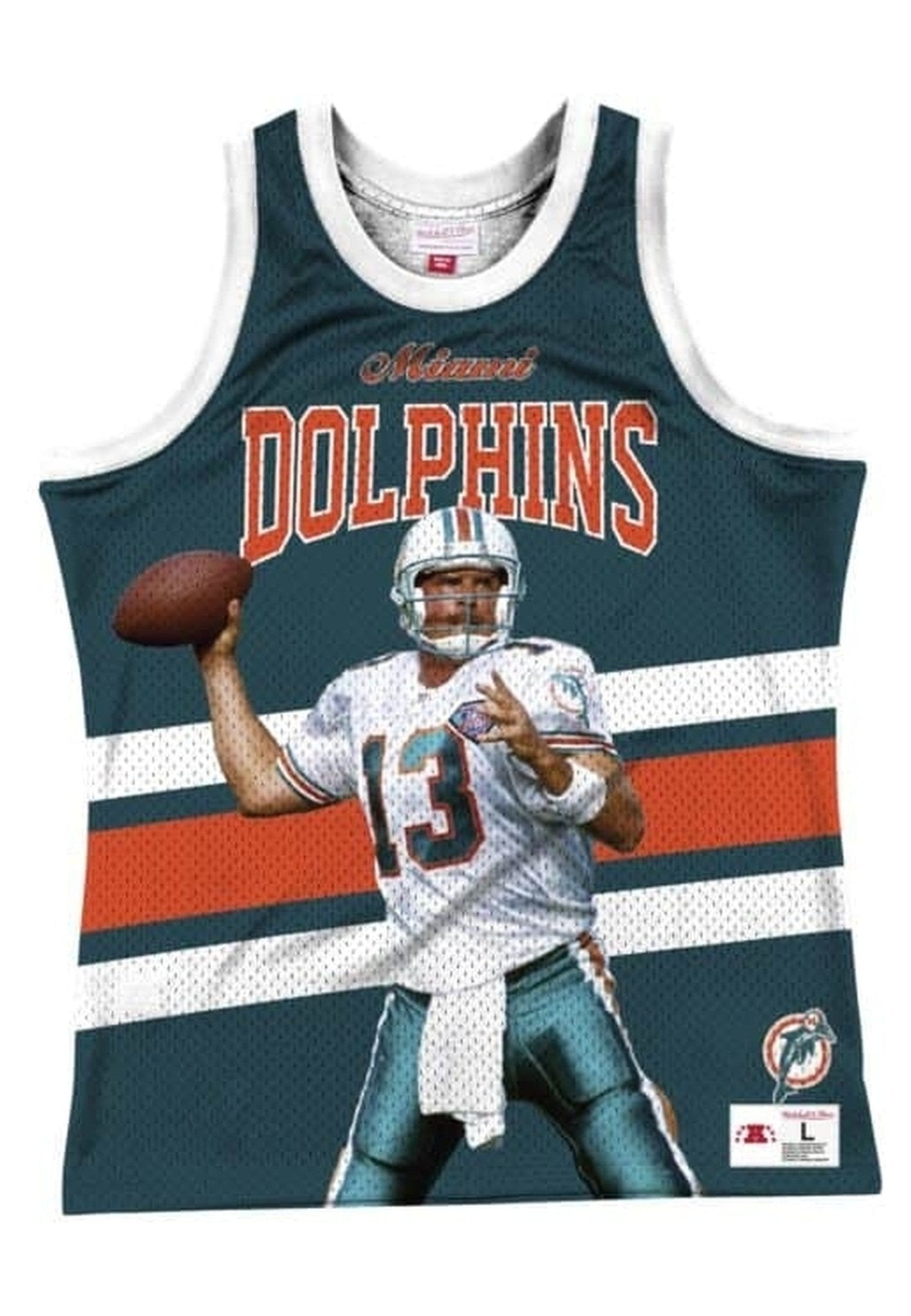 CAMISETA MITCHELL & NESS VERDE BHB TANK DAN MARINO - AREA ZERO