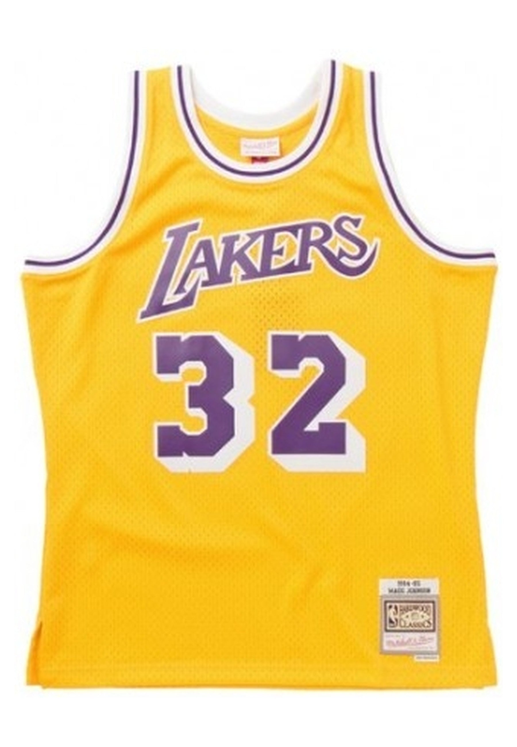 CAMISETA MITCHELL & NESS AMARILLA LAKERS MAGIC JOHNSON SWINGMAN JERSEY